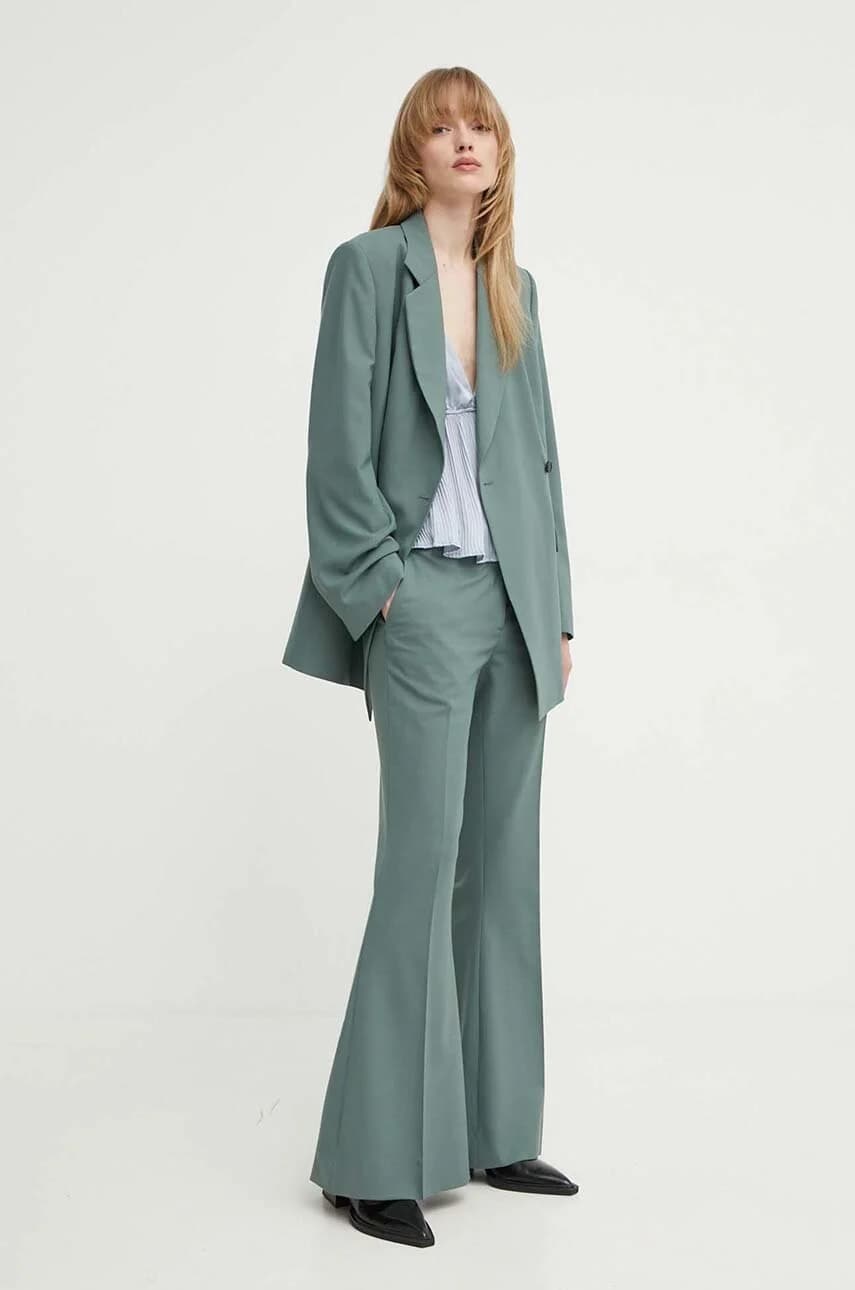 Брюки Veira из смесовой шерсти - фото 2