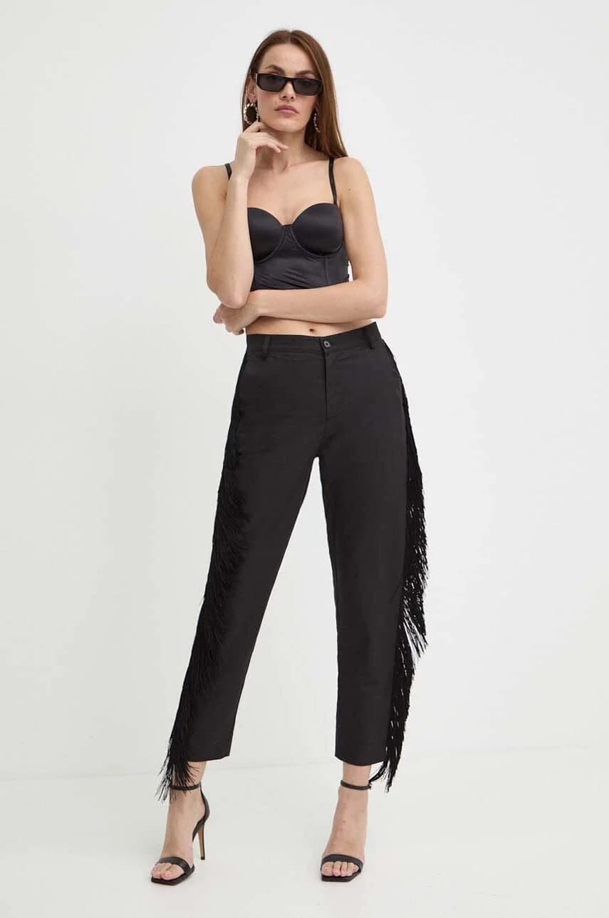 Брюки из смесового льна - фото 2