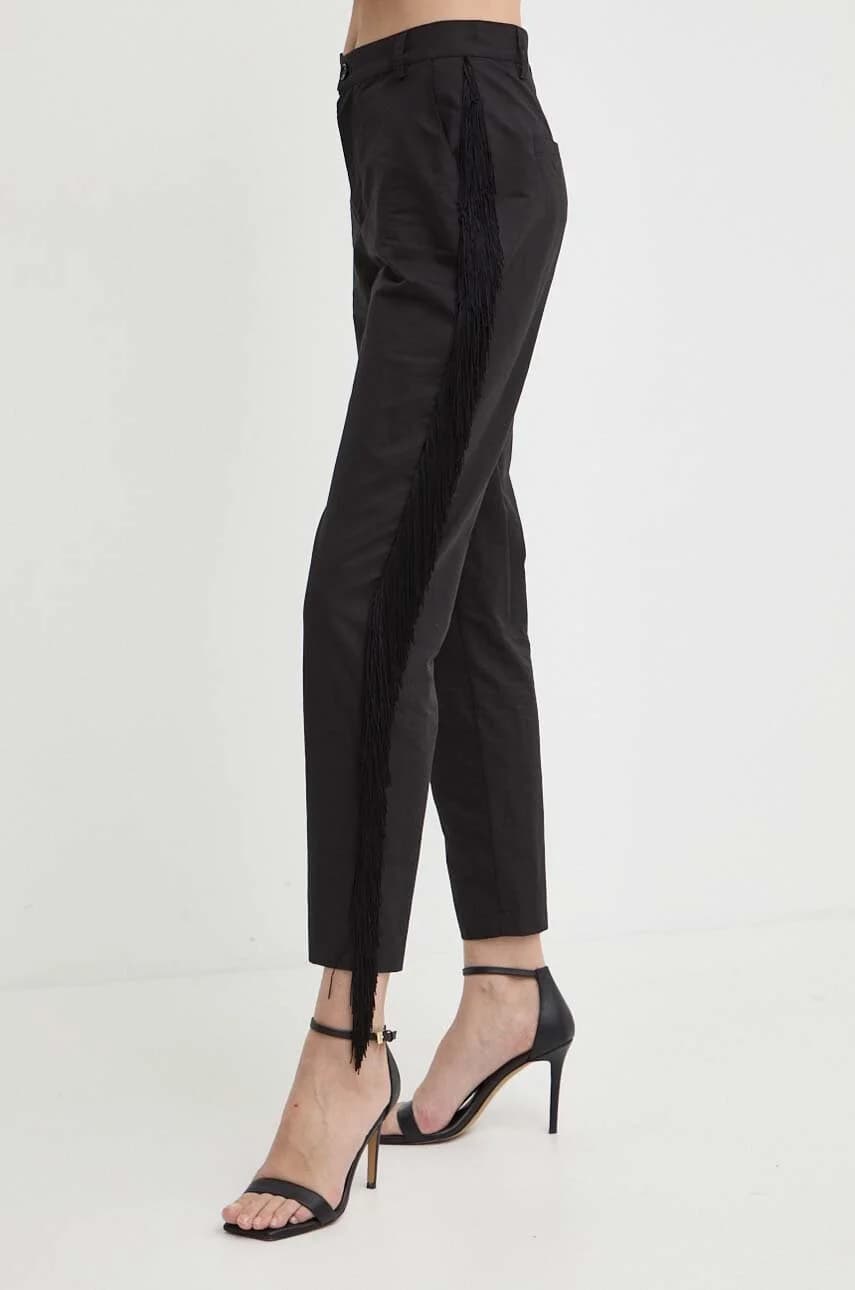 Брюки из смесового льна - фото 3