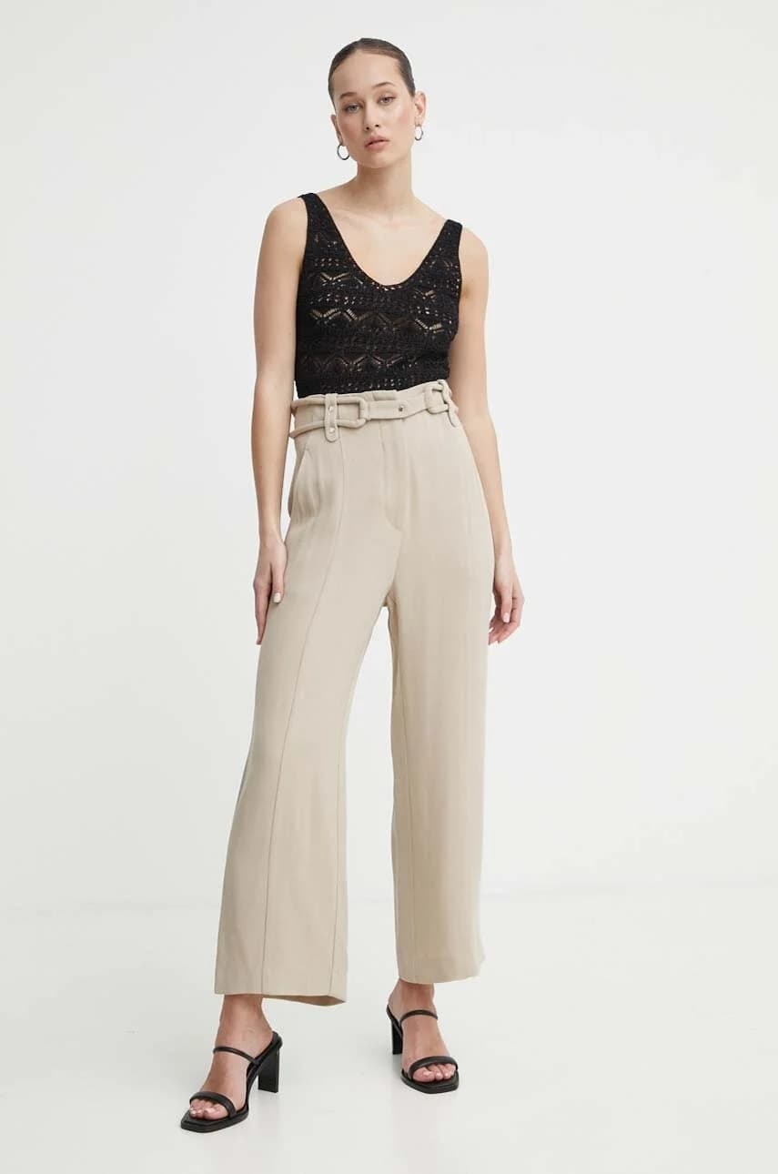 Брюки из смесовой шерсти - фото 2