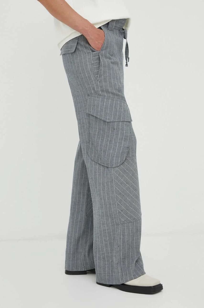 льняные брюки Fred - фото 4