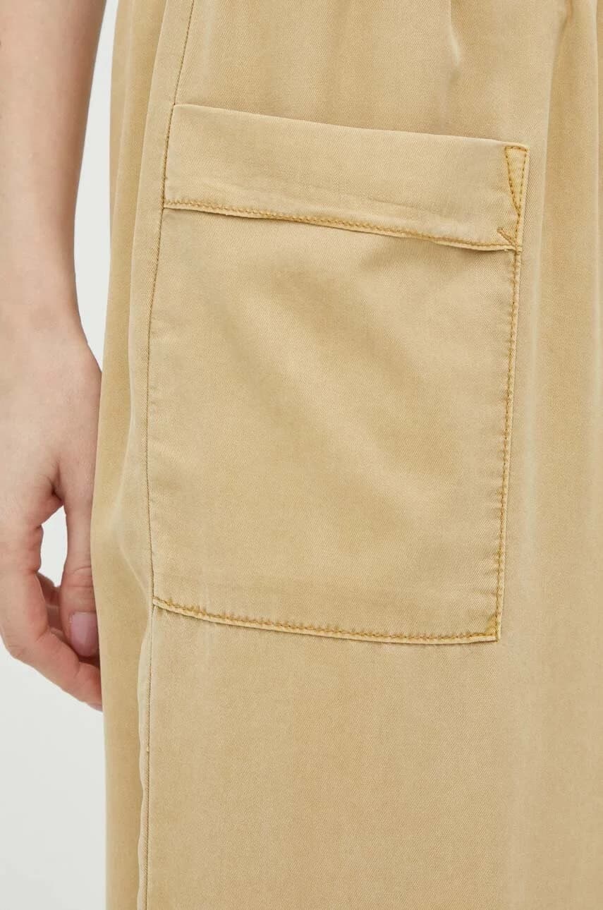 Стильные широкие брюки с завязками - фото 4