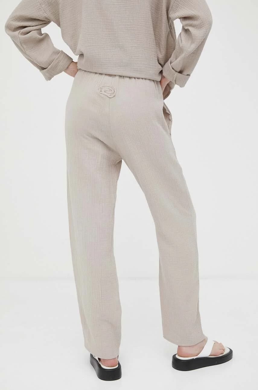хлопковые брюки с эффектом «резюме» - фото 3
