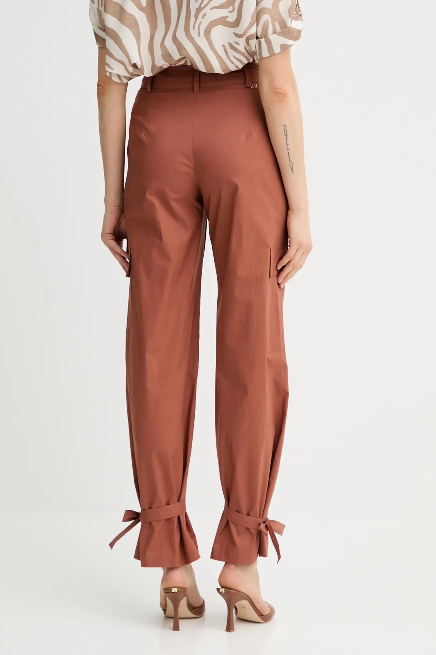 брюки из хлопка PAT - фото 3