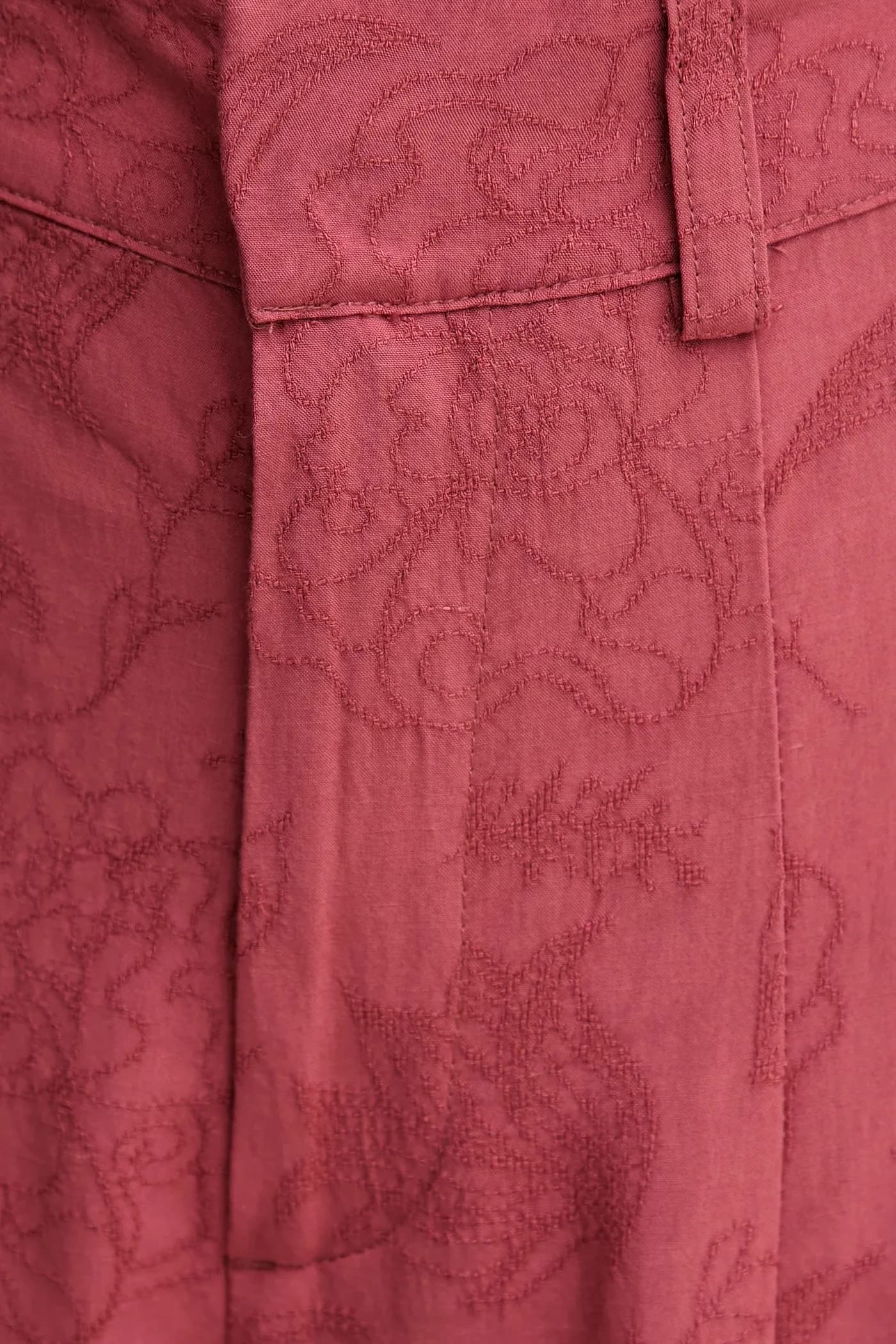 Брюки из смесового льна - фото 4