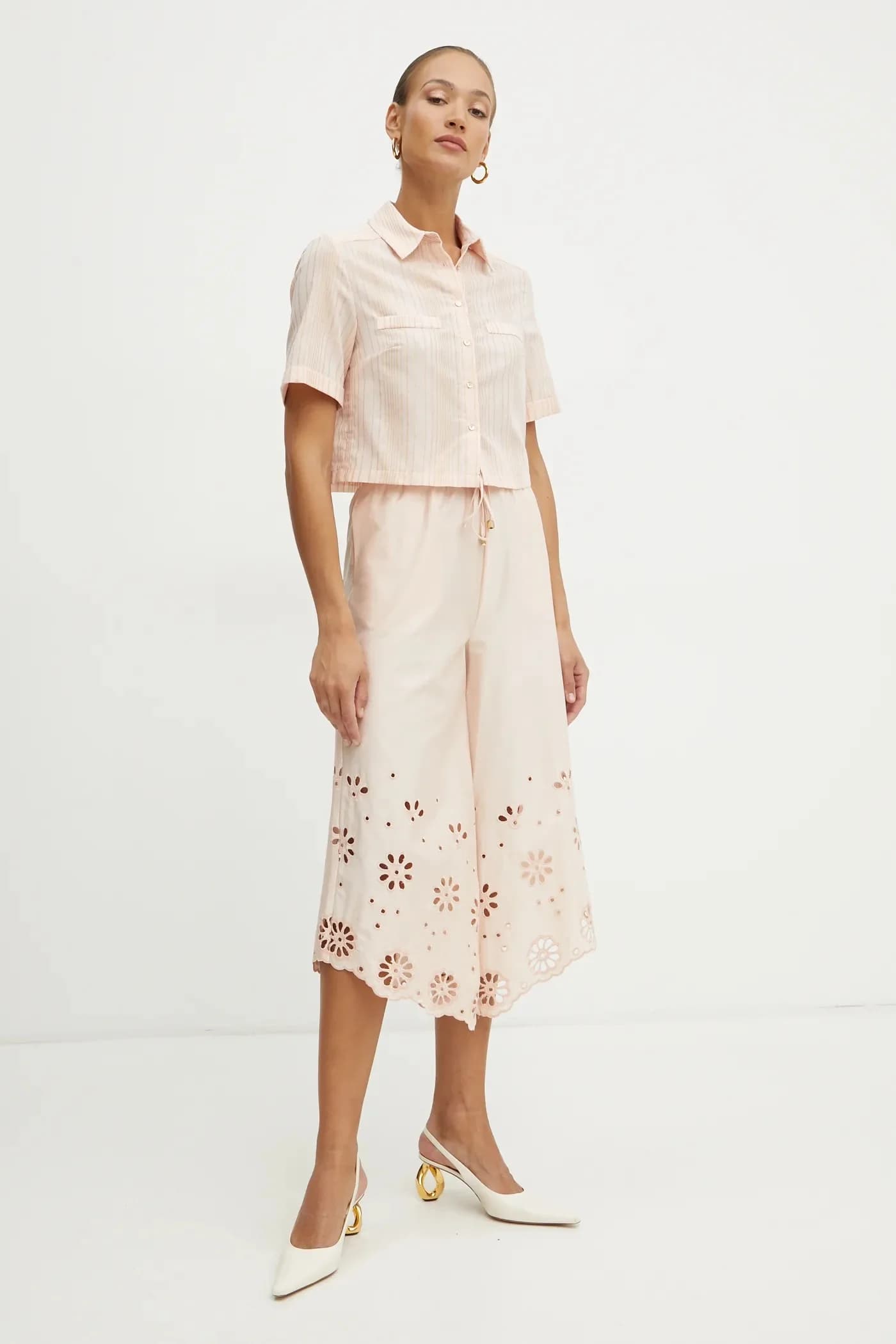 Хлопковые брюки - фото 2