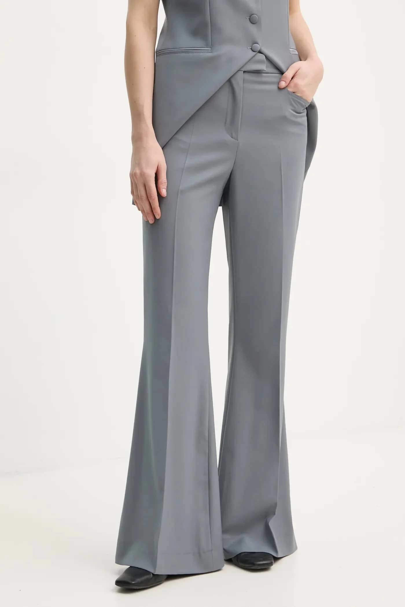 Брюки из смесовой шерсти