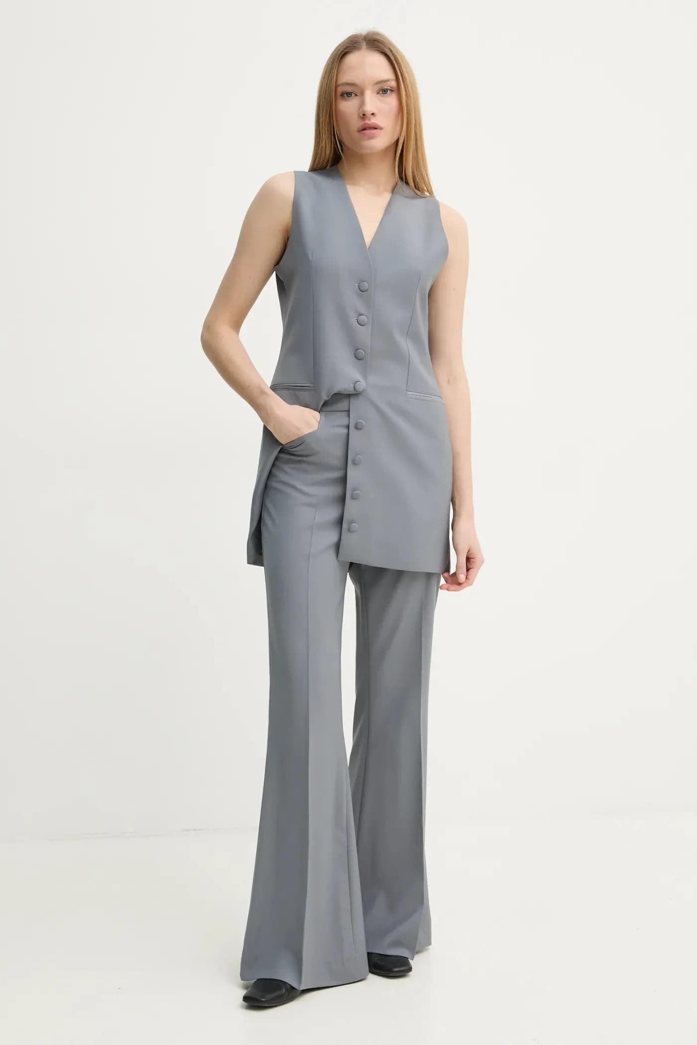 Брюки из смесовой шерсти - фото 2