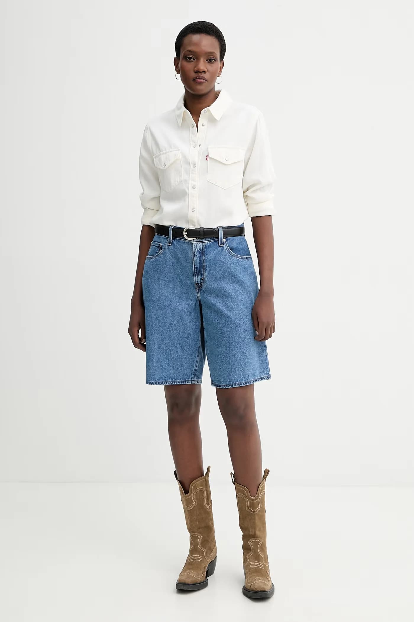 Джинсовые шорты BAGGY DAD JORT - фото 2