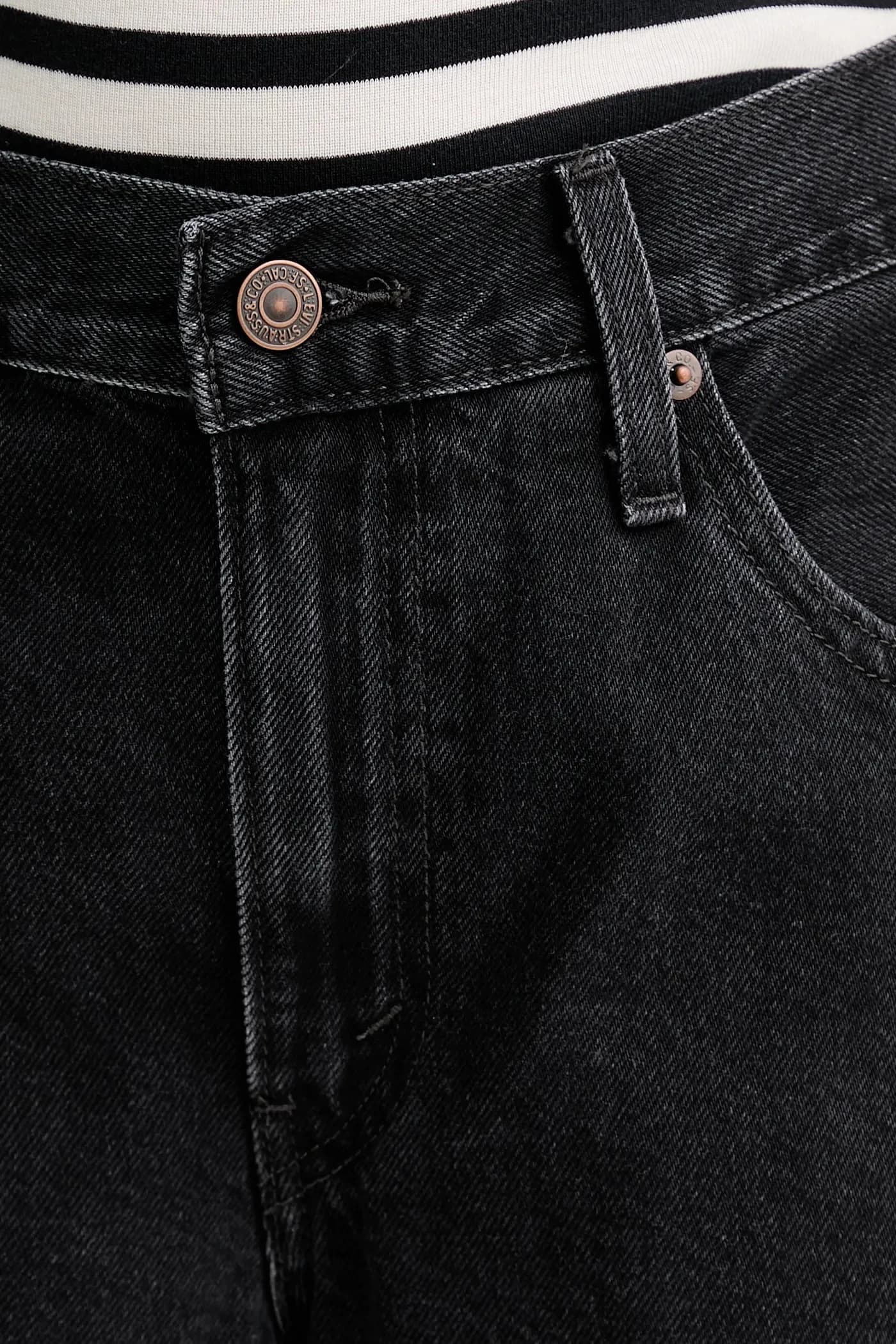 джинсовые шорты BAGGY DAD - фото 4