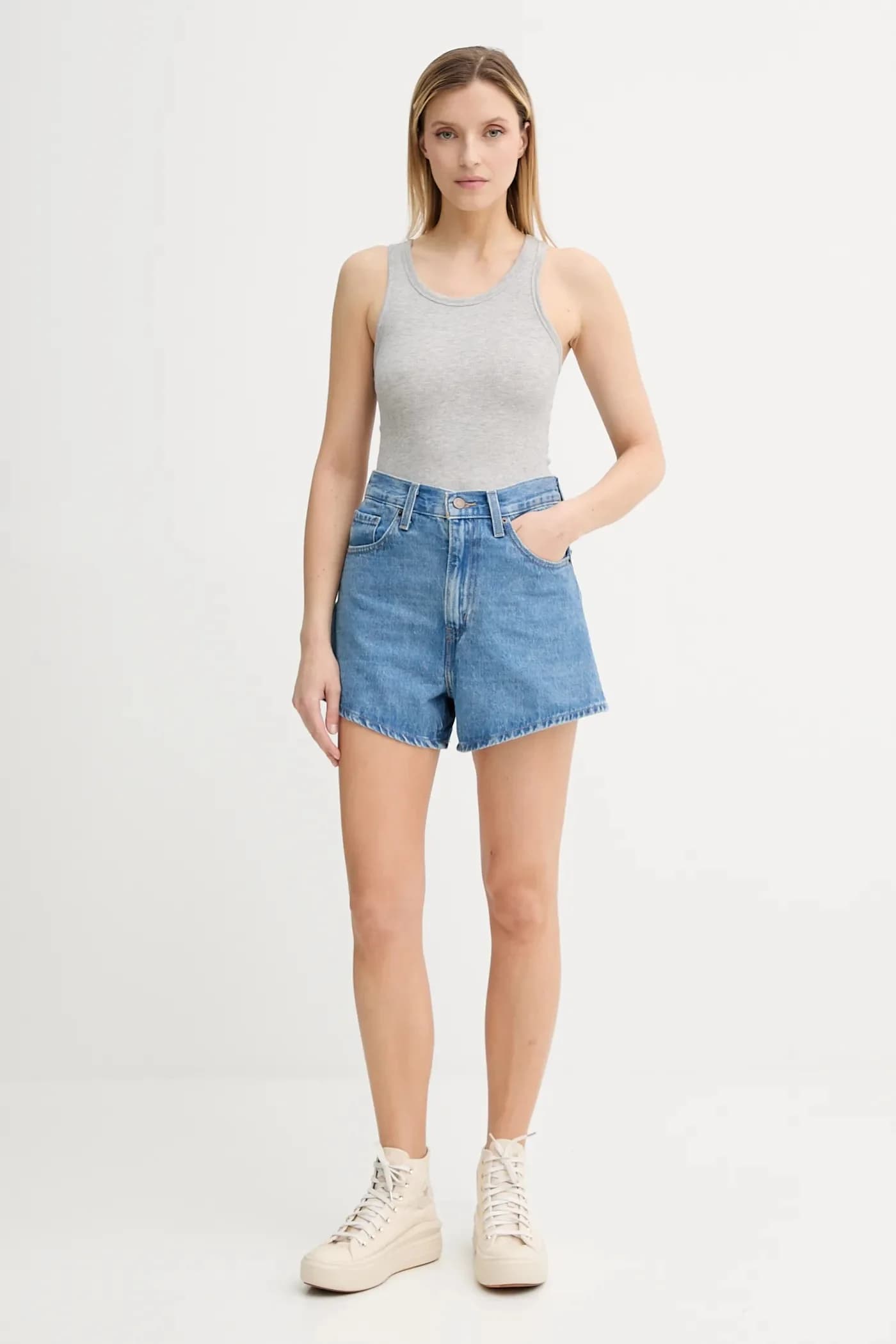 Джинсовые шорты - фото 2