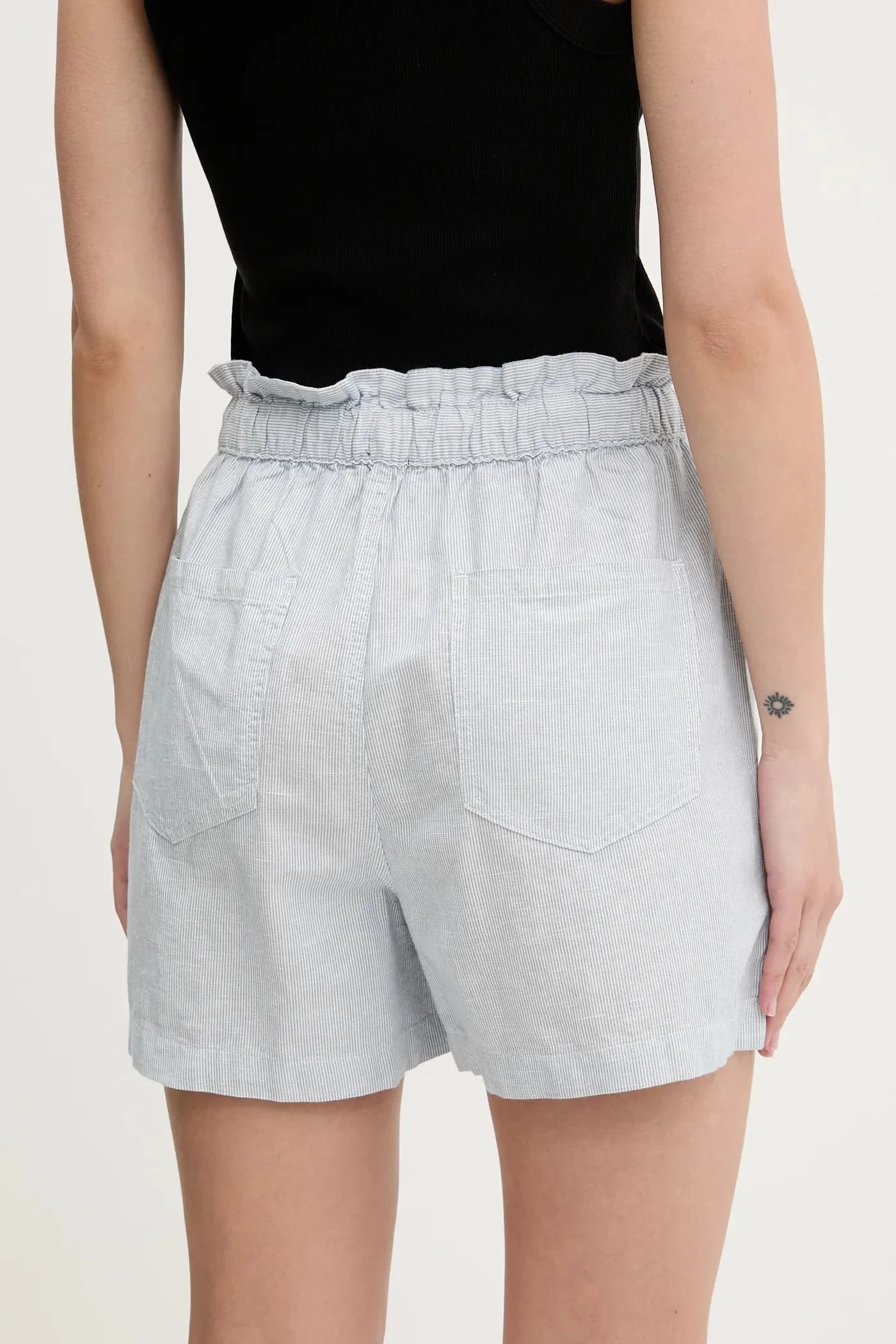 Шорты из смесового льна - фото 3