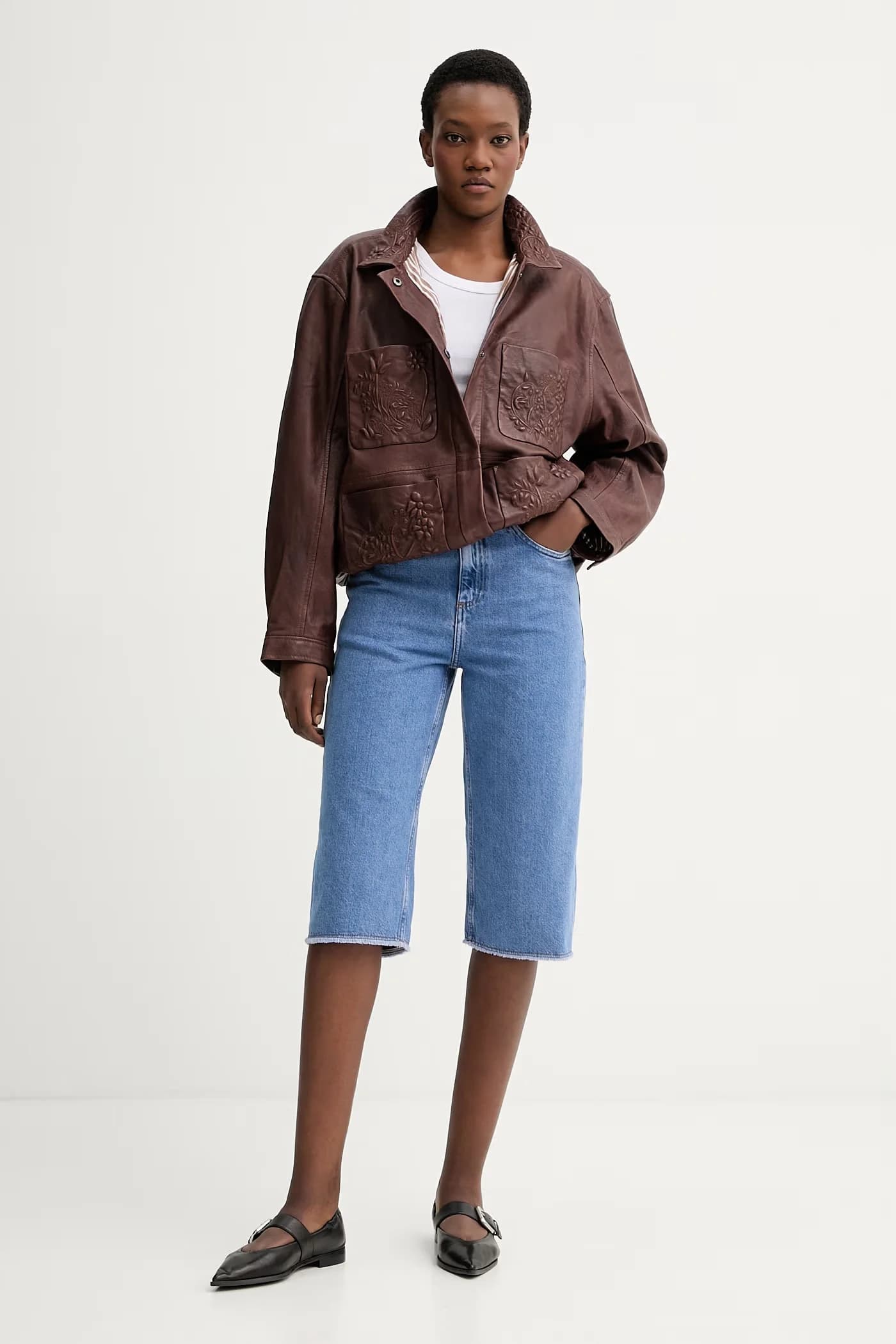 Джинсовые шорты - фото 2