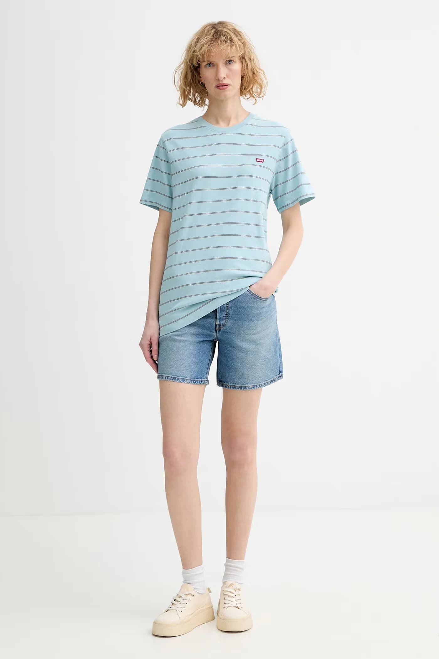 Джинсовые шорты 501® MID THIGH - фото 2