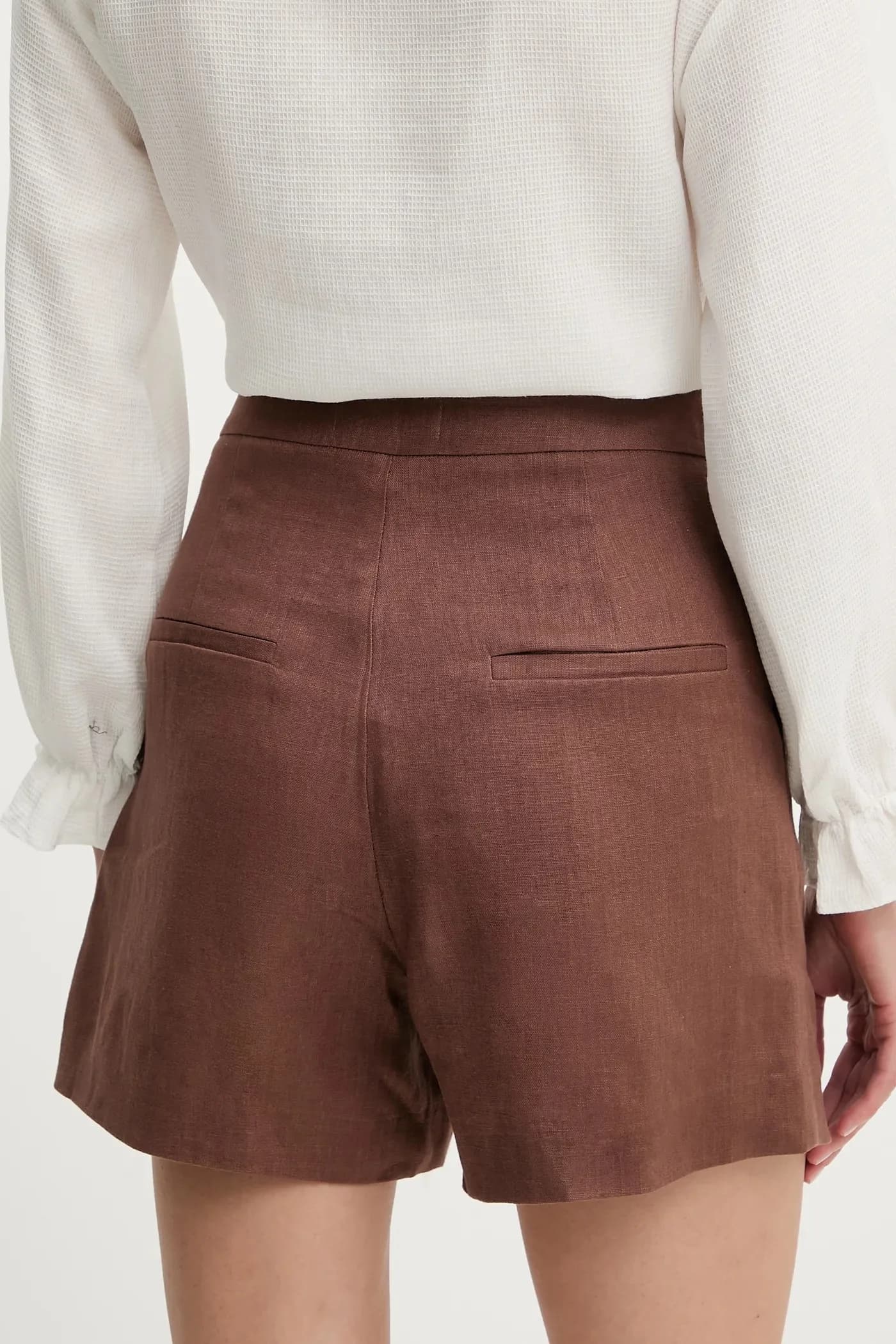 Льняные шорты - фото 3