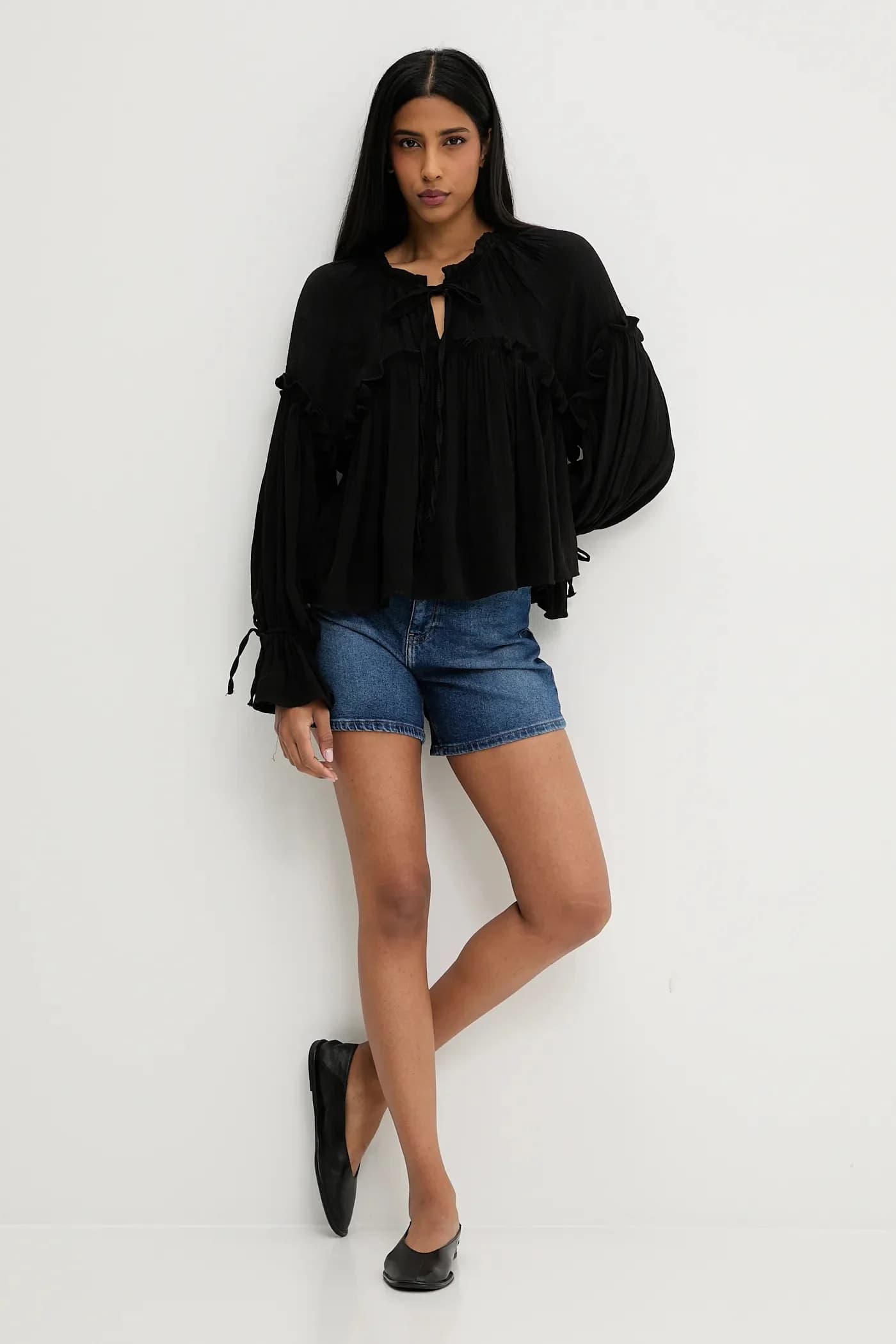 Джинсовые шорты - фото 2