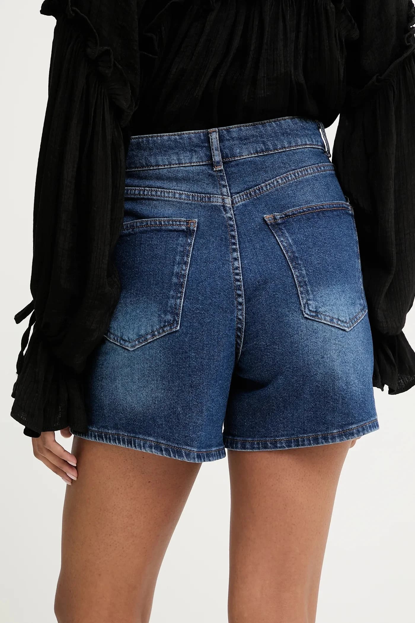 Джинсовые шорты - фото 3