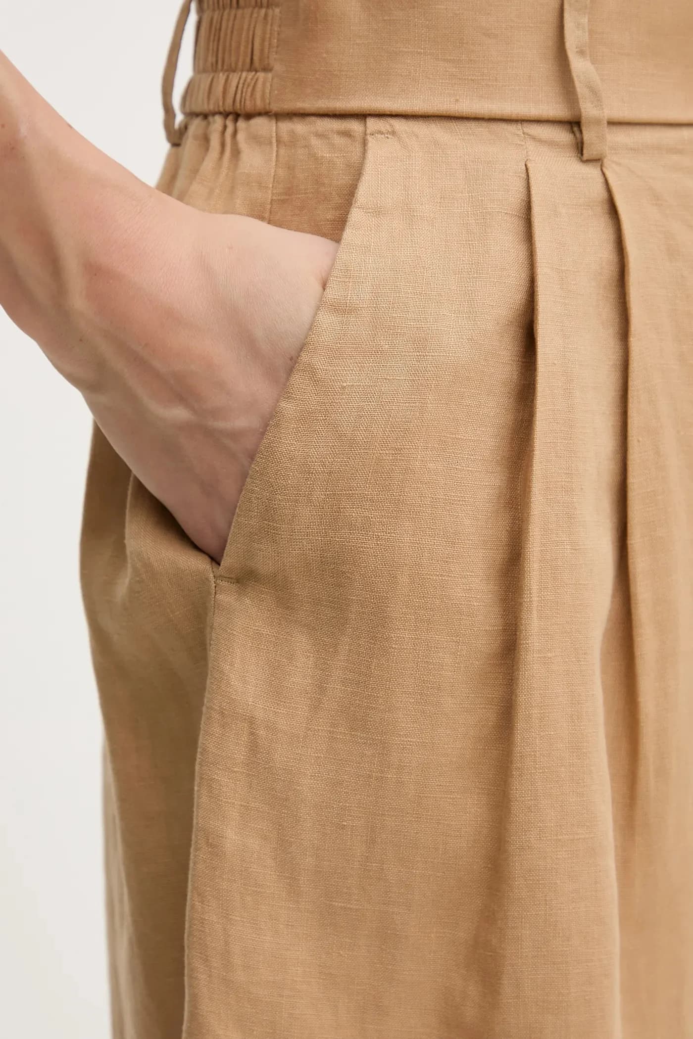 Льняные шорты - фото 4