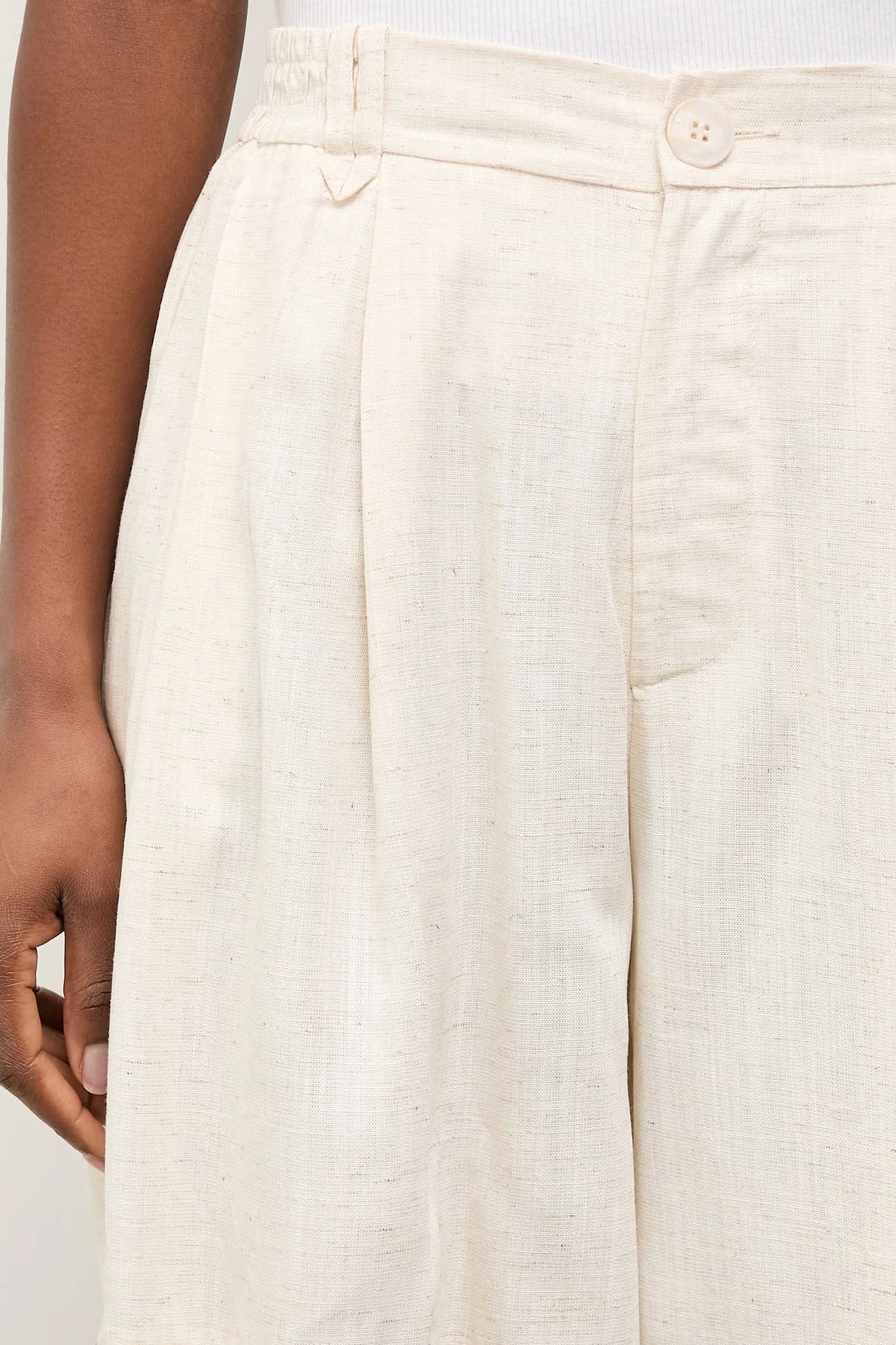 Льняные шорты - фото 4