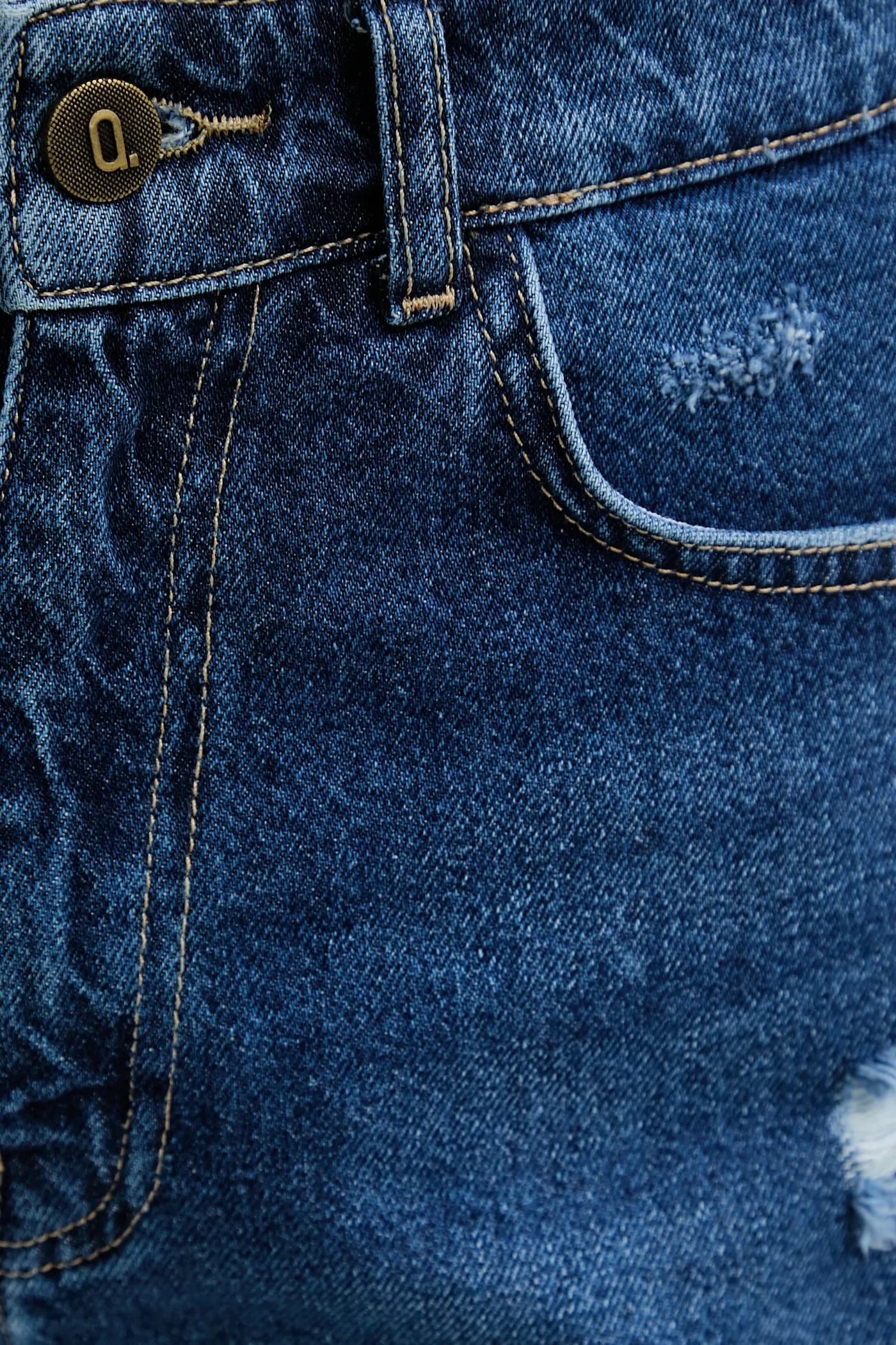 Джинсовые шорты - фото 4