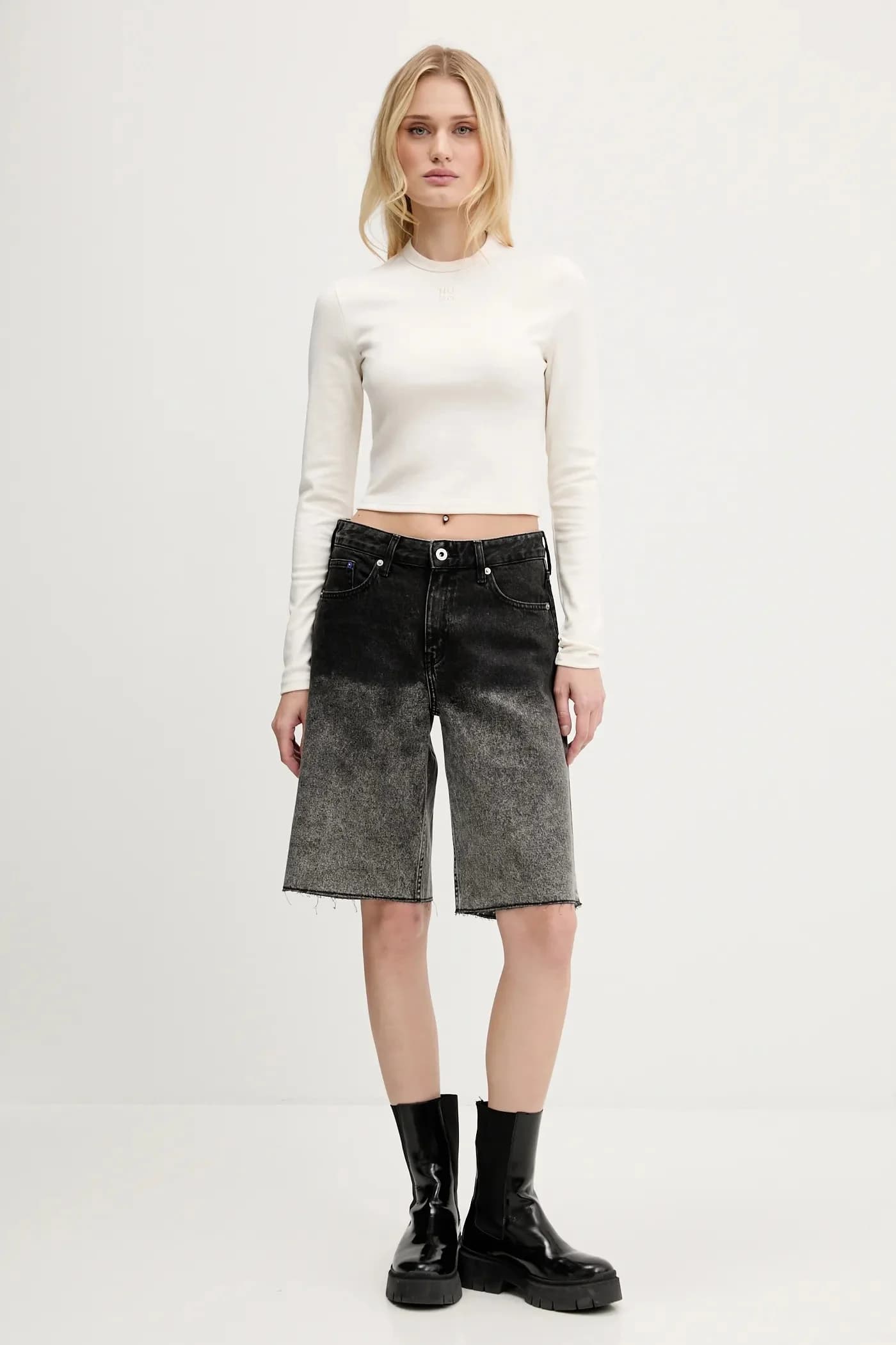 Джинсовые шорты - фото 2