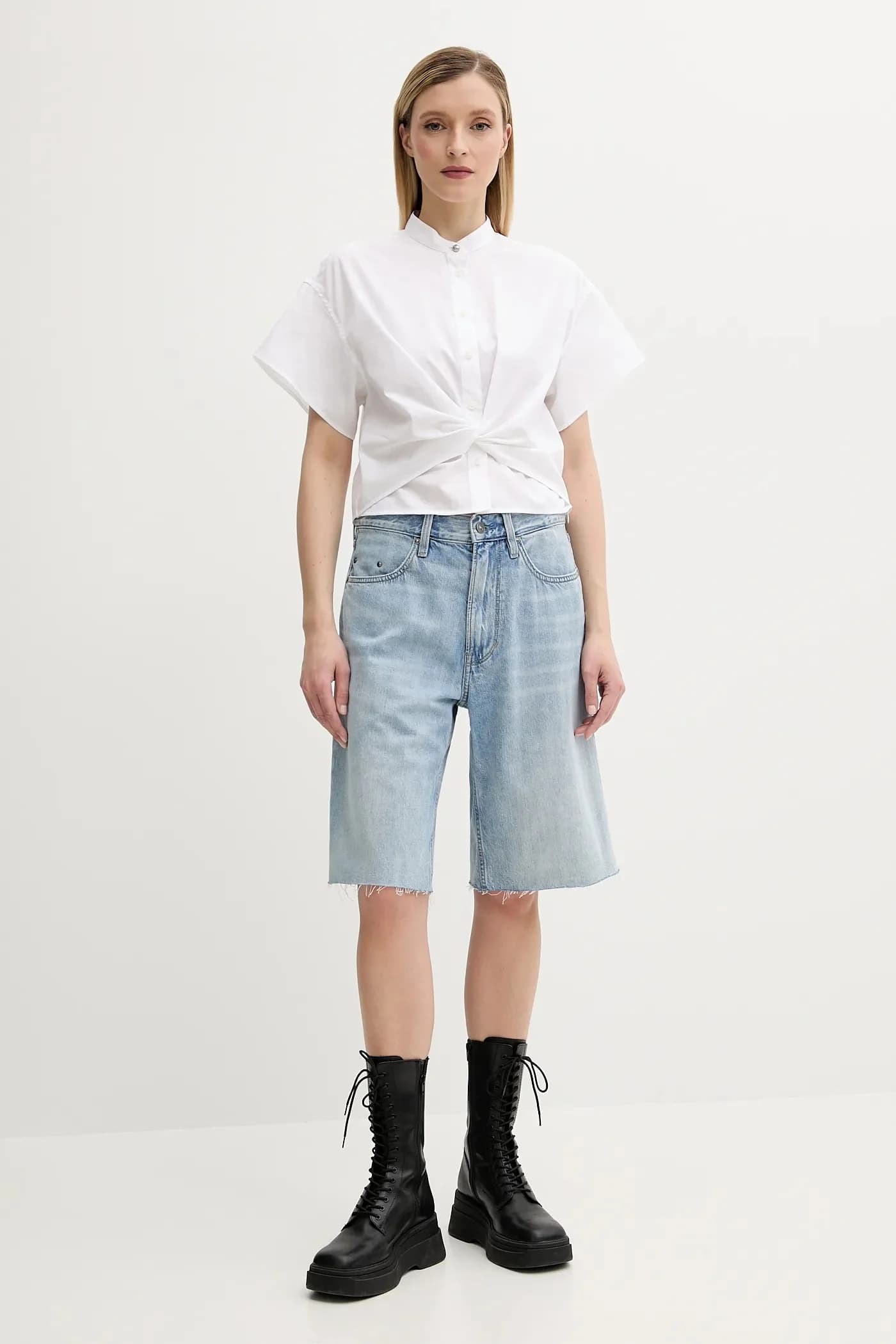 Джинсовые шорты - фото 2