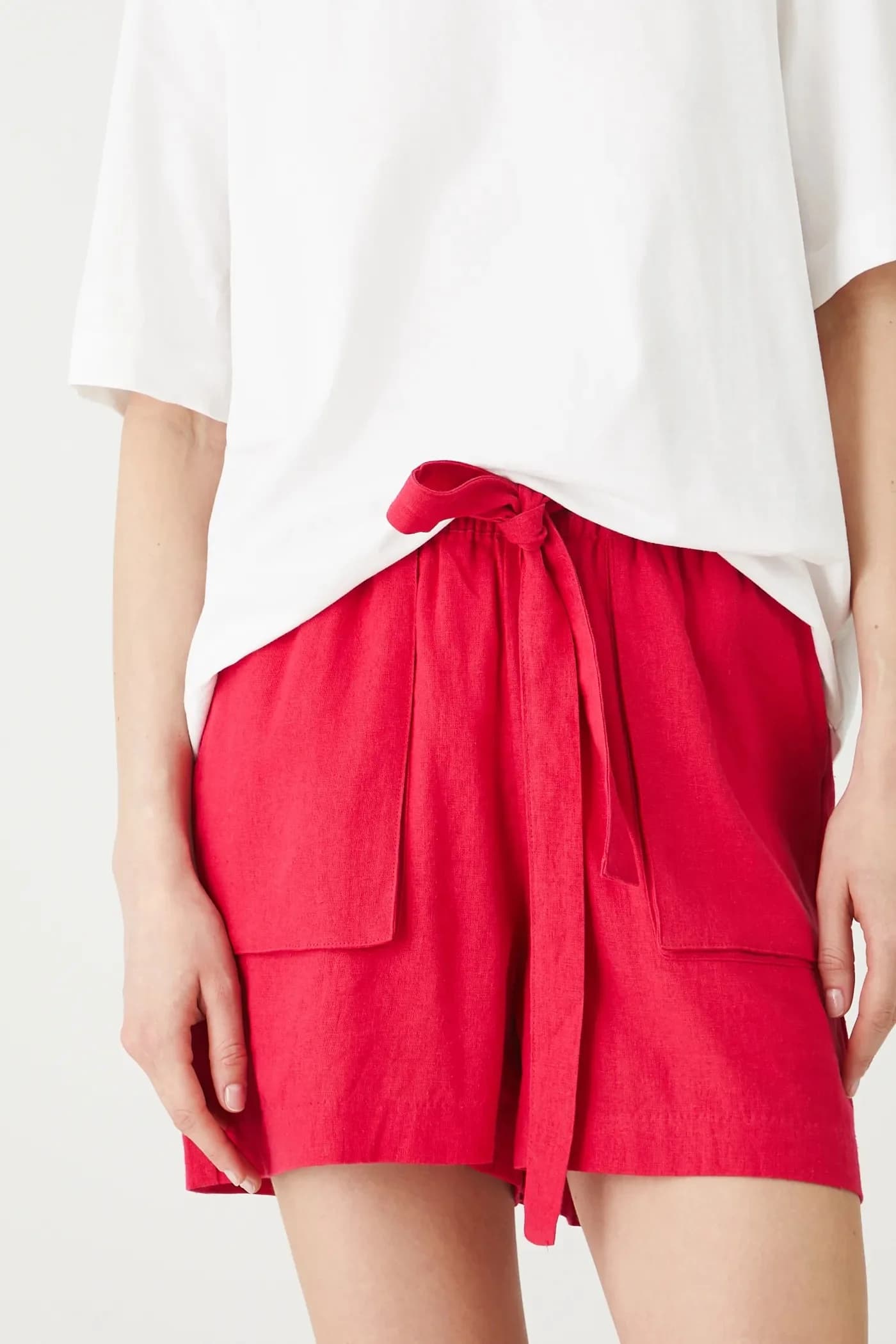 Льняные шорты - фото 2