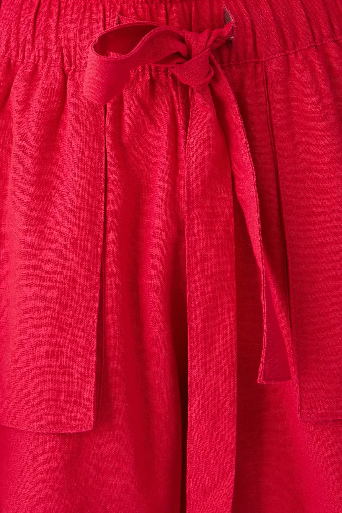 Льняные шорты - фото 4