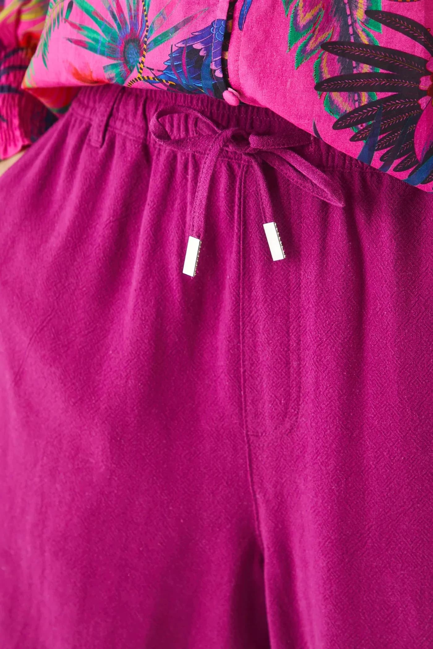 Шорты из смесового льна - фото 4