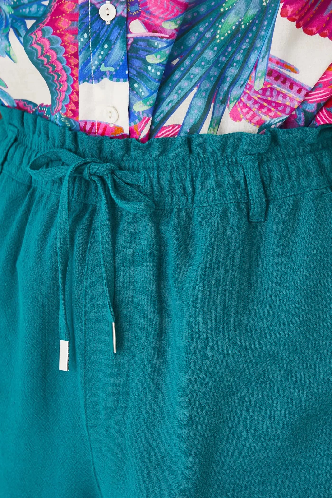 Шорты из смесового льна - фото 4