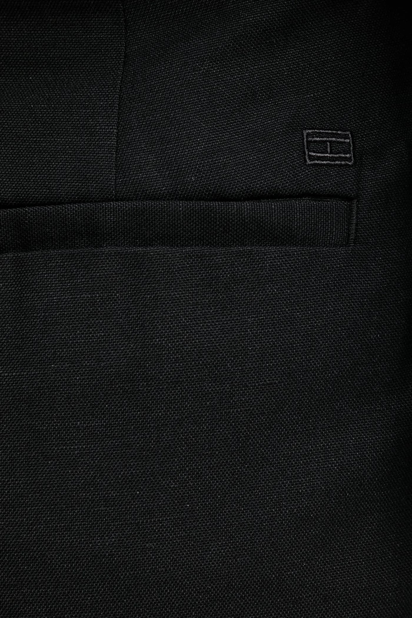 Шорты из смесового льна - фото 4