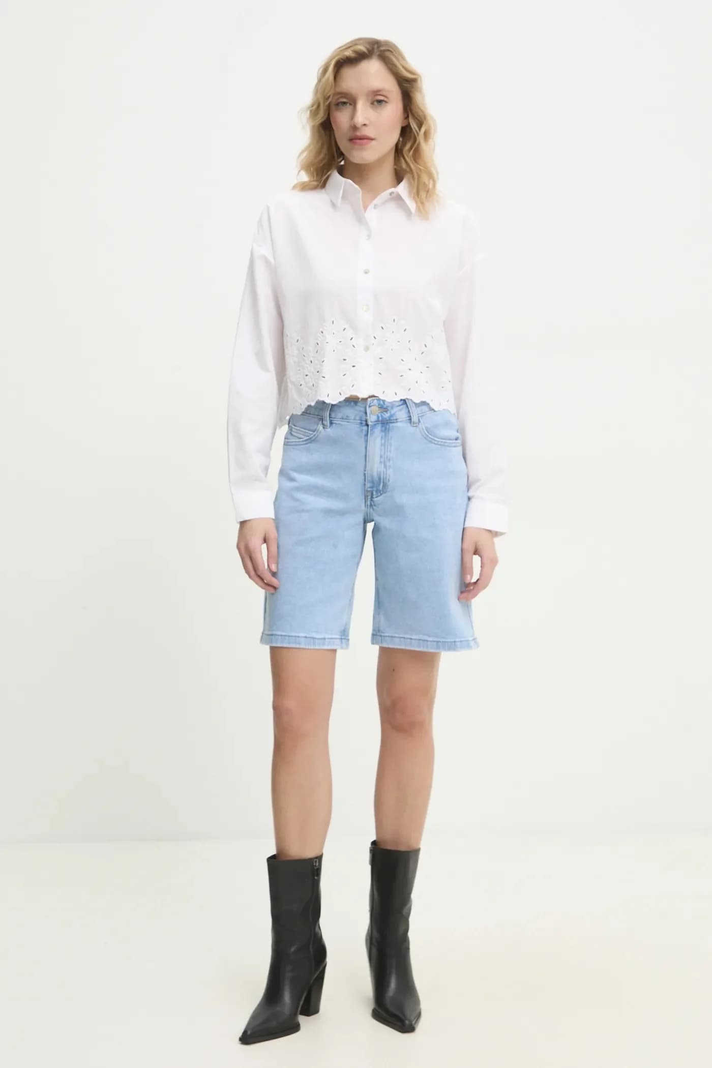 Джинсовые шорты - фото 2