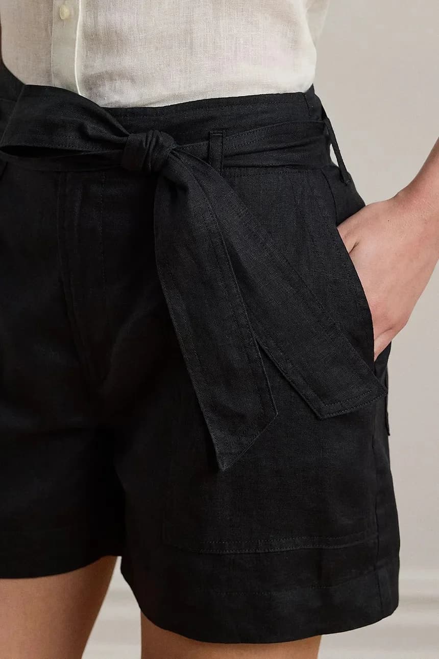 Льняные шорты - фото 4