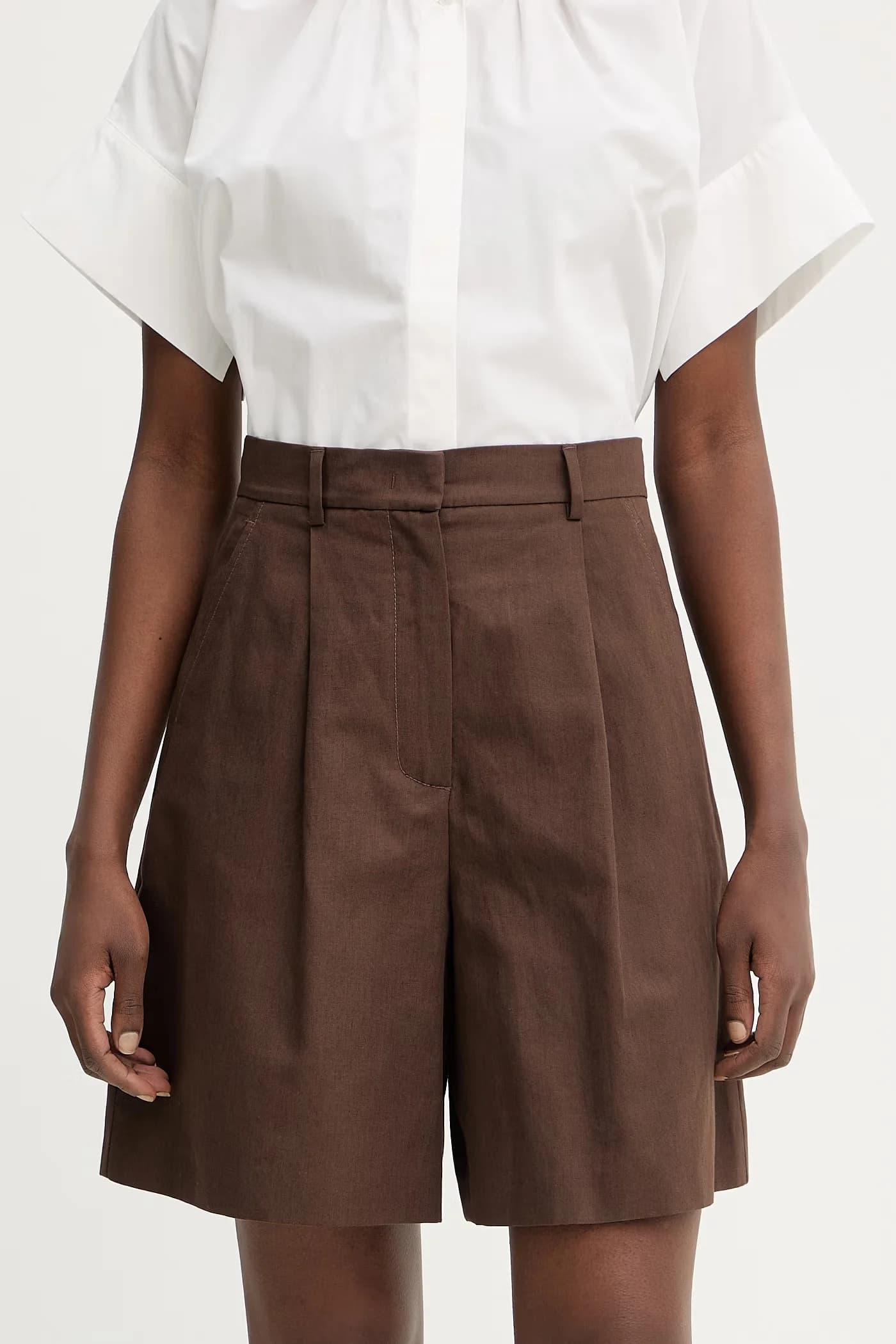 Шорты из льна ECUBA