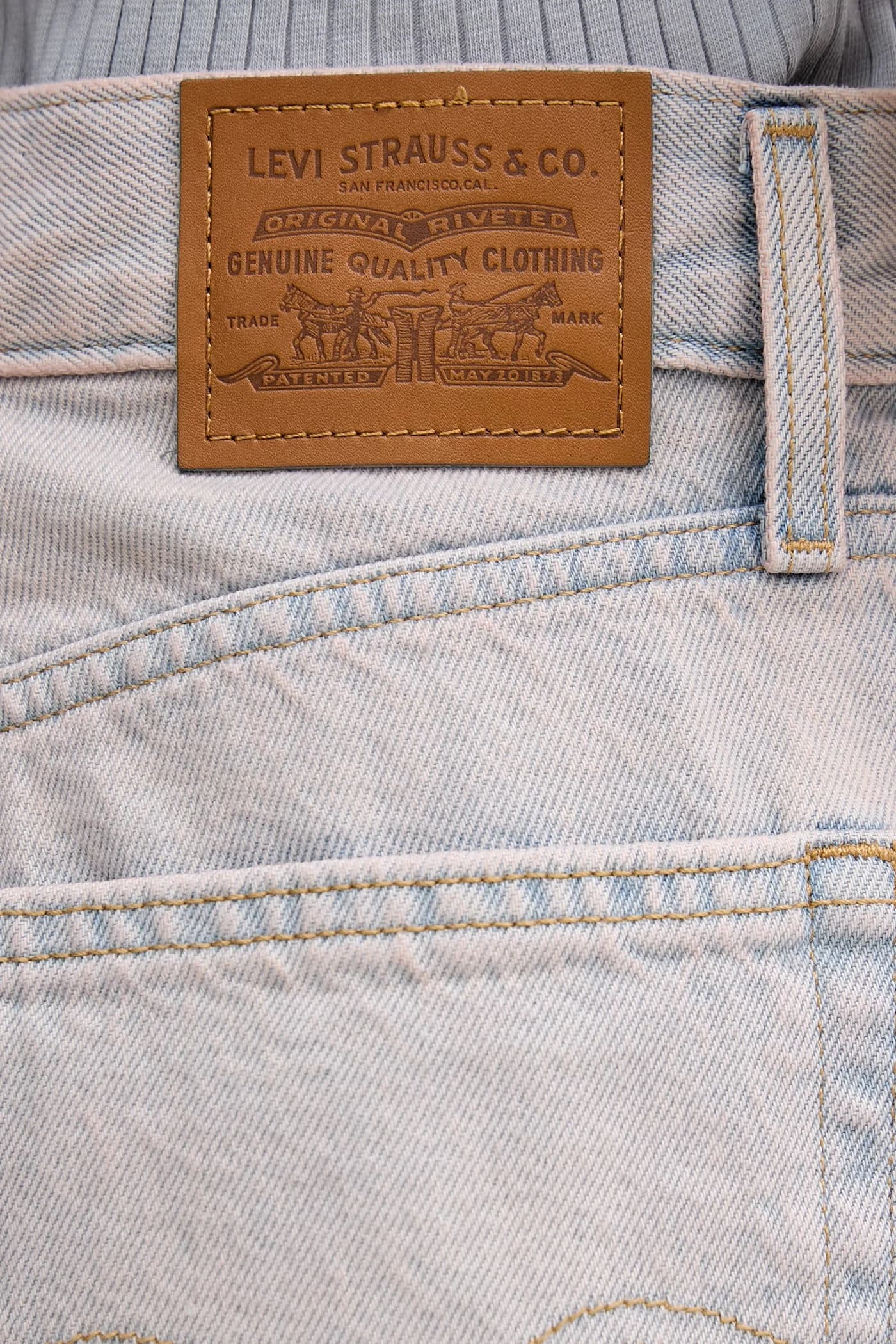 Джинсовые шорты HIGH BAGGY - фото 4