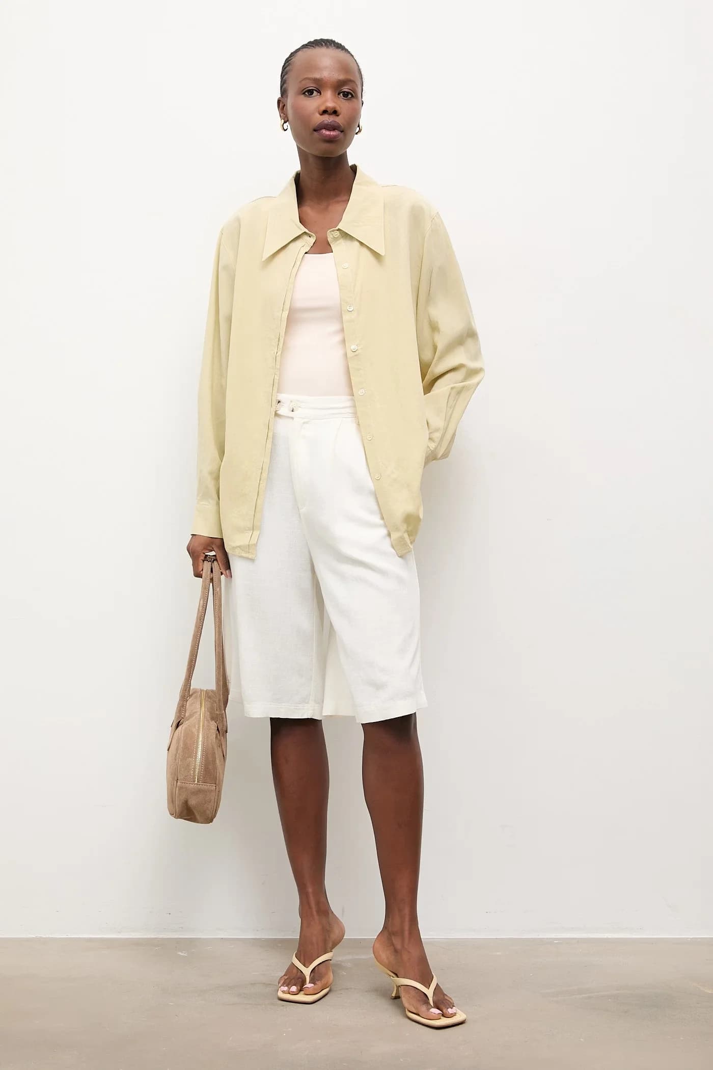 Льняные шорты - фото 2