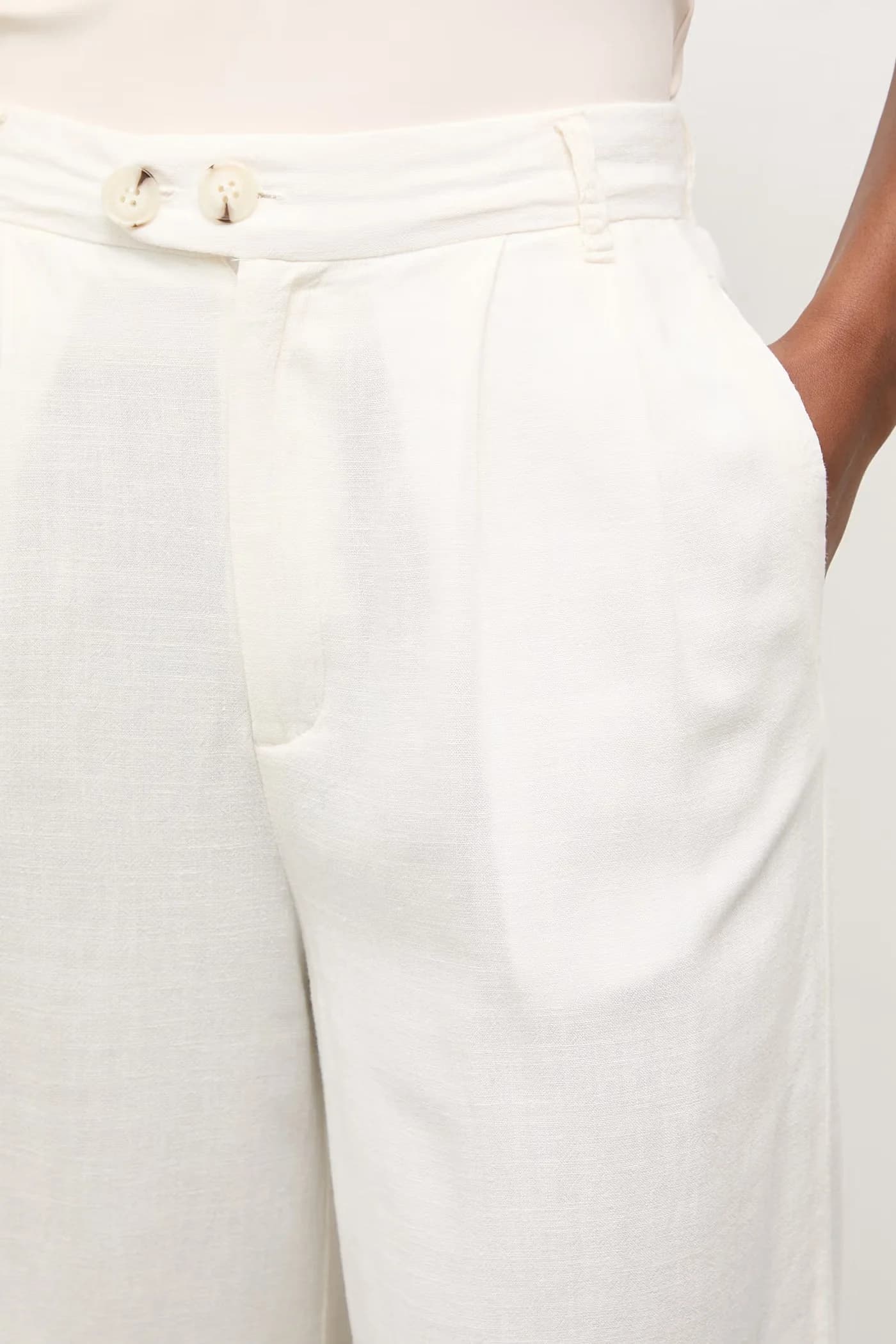 Льняные шорты - фото 5