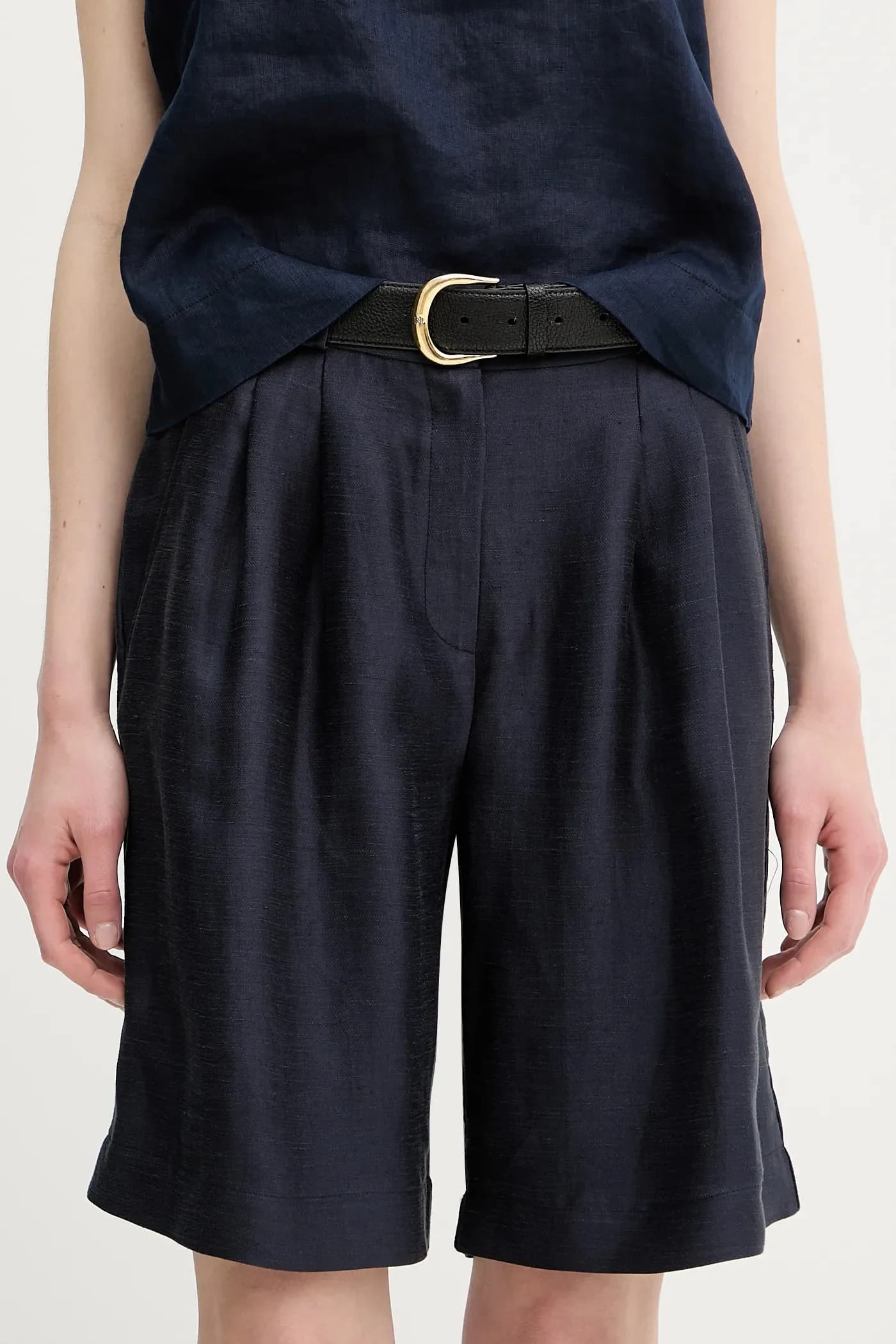 Шорты SAVOUREUX из смесового льна