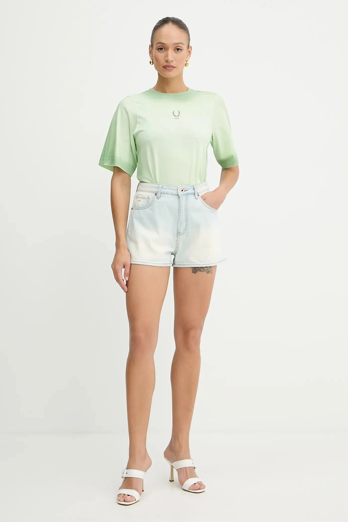 Джинсовые шорты - фото 2