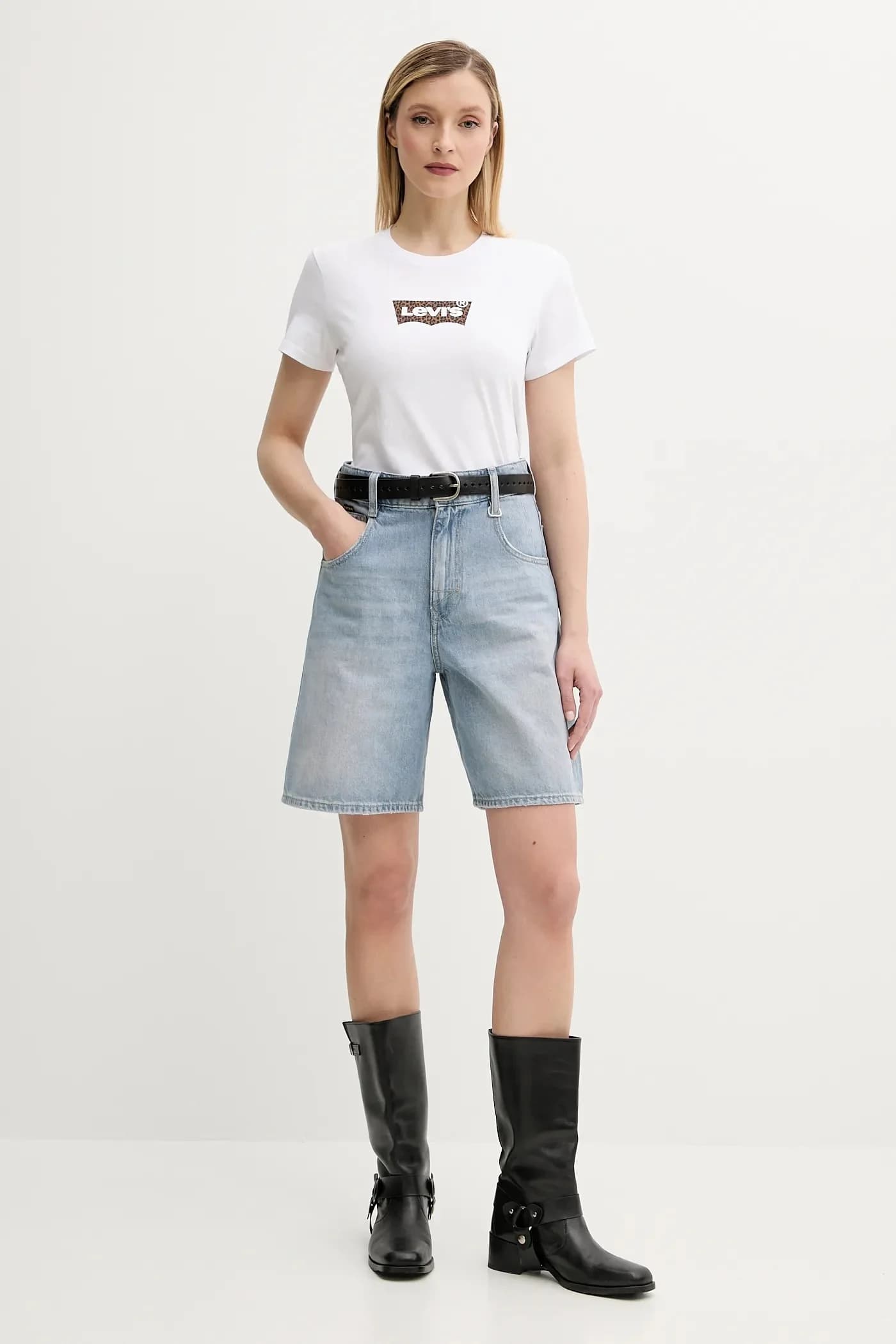 Джинсовые шорты - фото 2