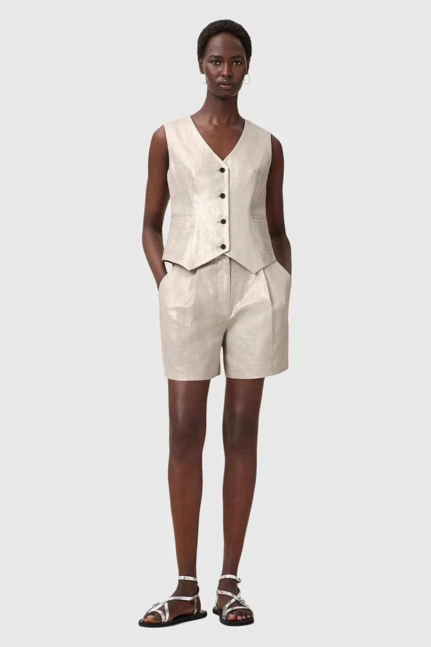 льняные шорты AVERIE - фото 7