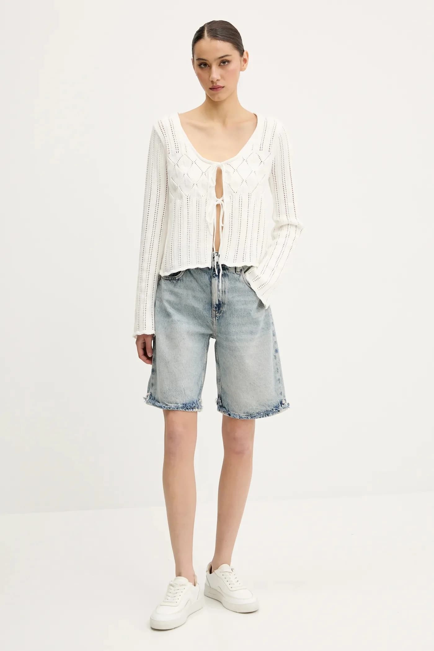 Джинсовые шорты - фото 2