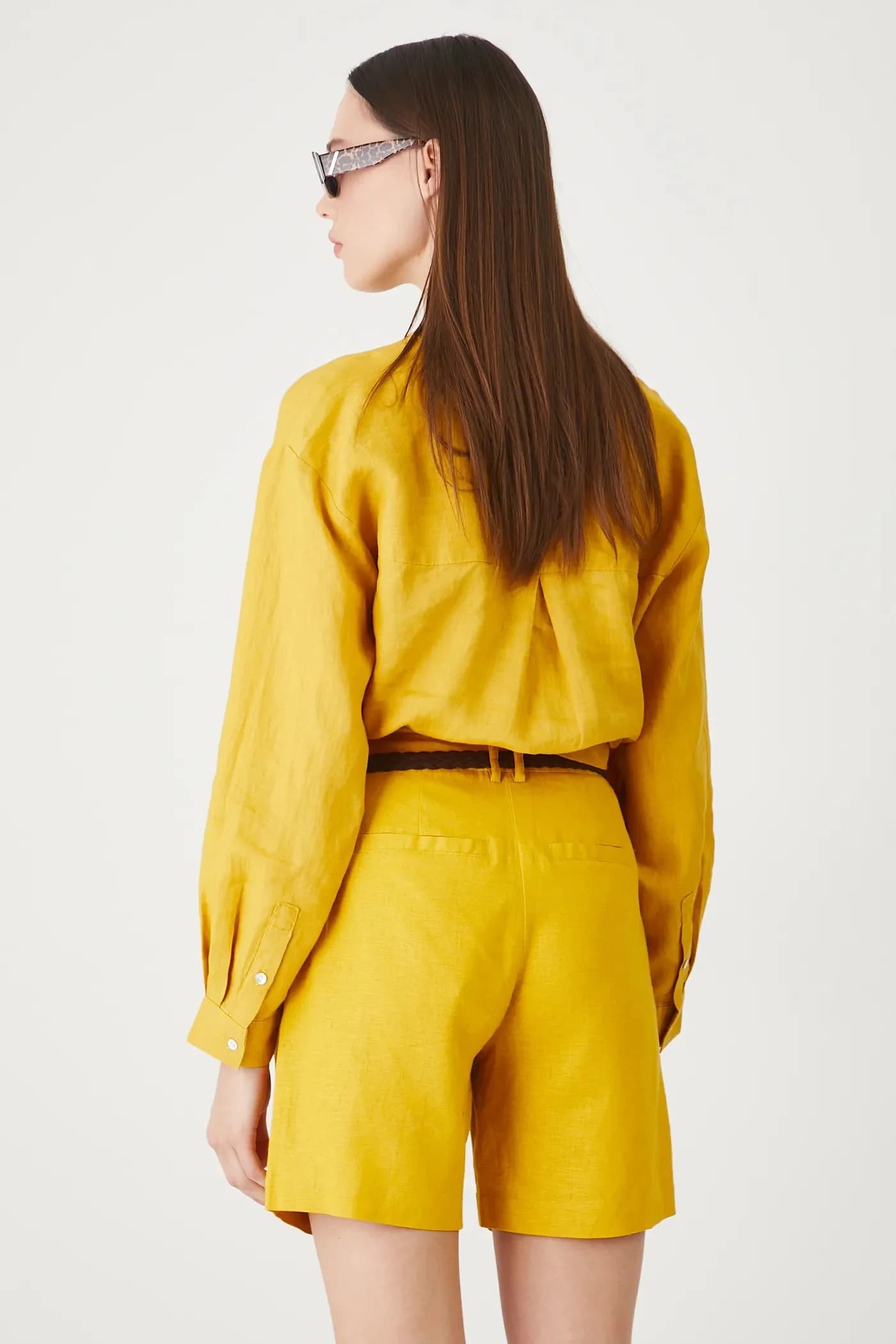 Льняные шорты - фото 3