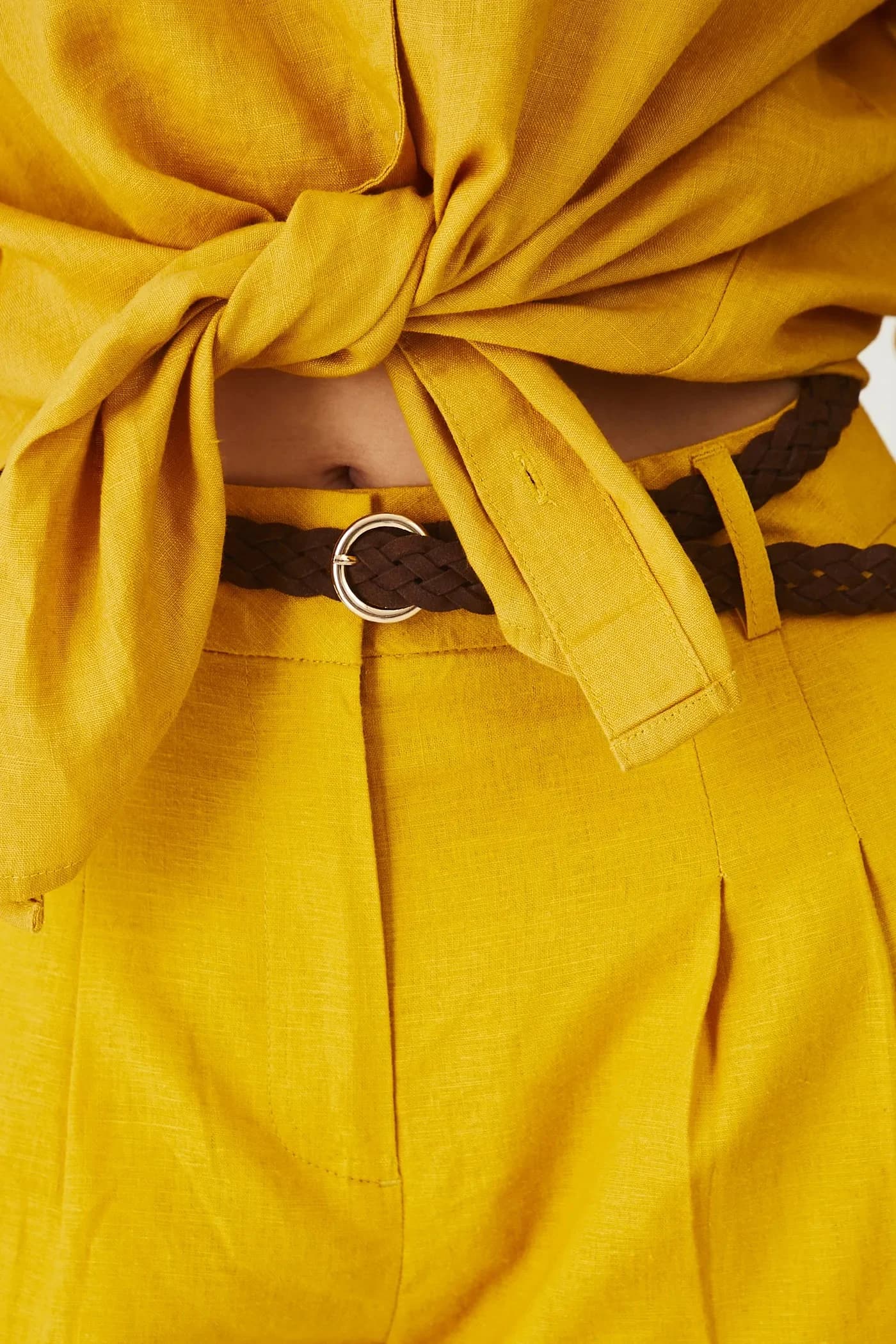 Льняные шорты - фото 5