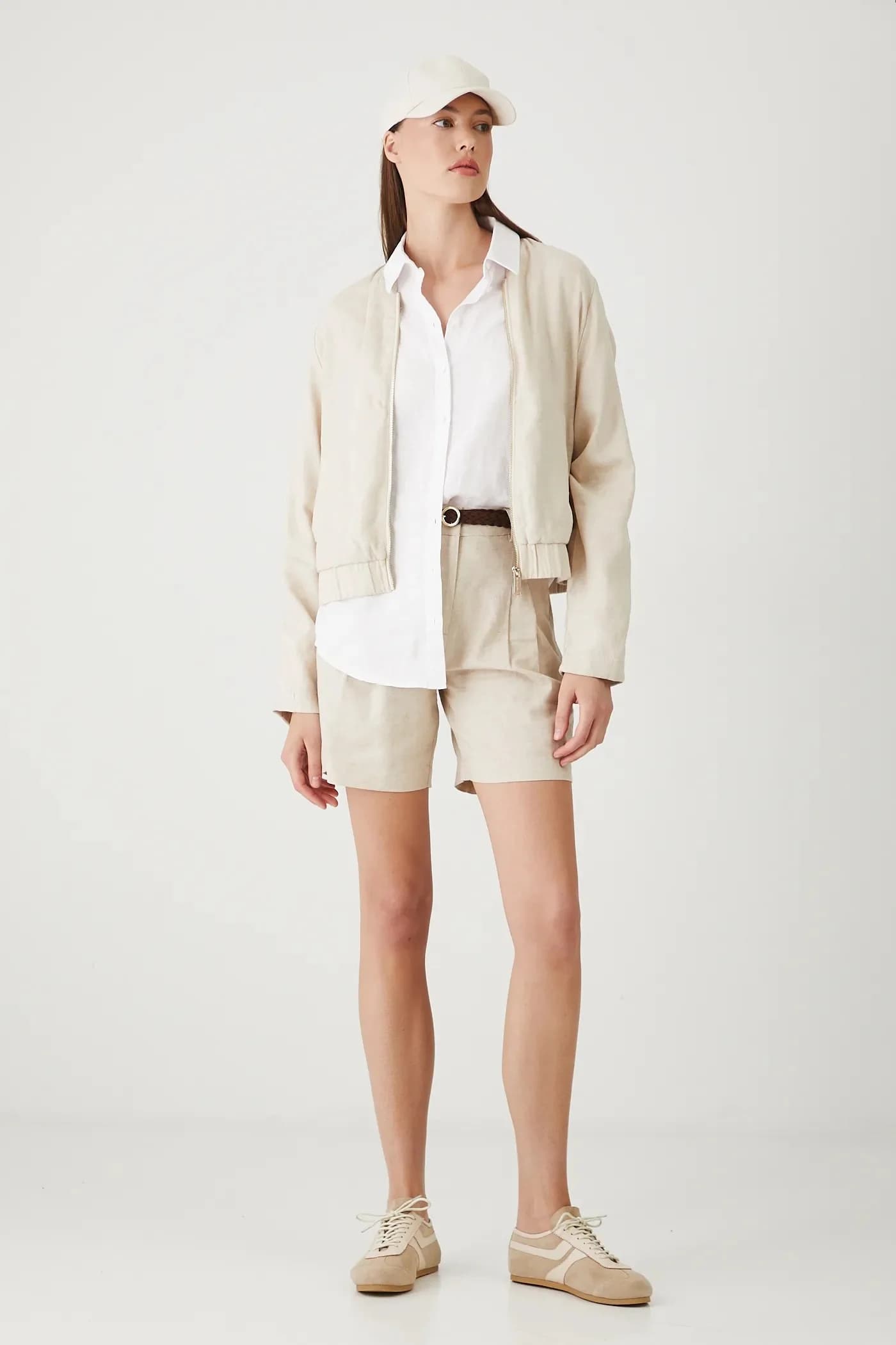 Льняные шорты - фото 2