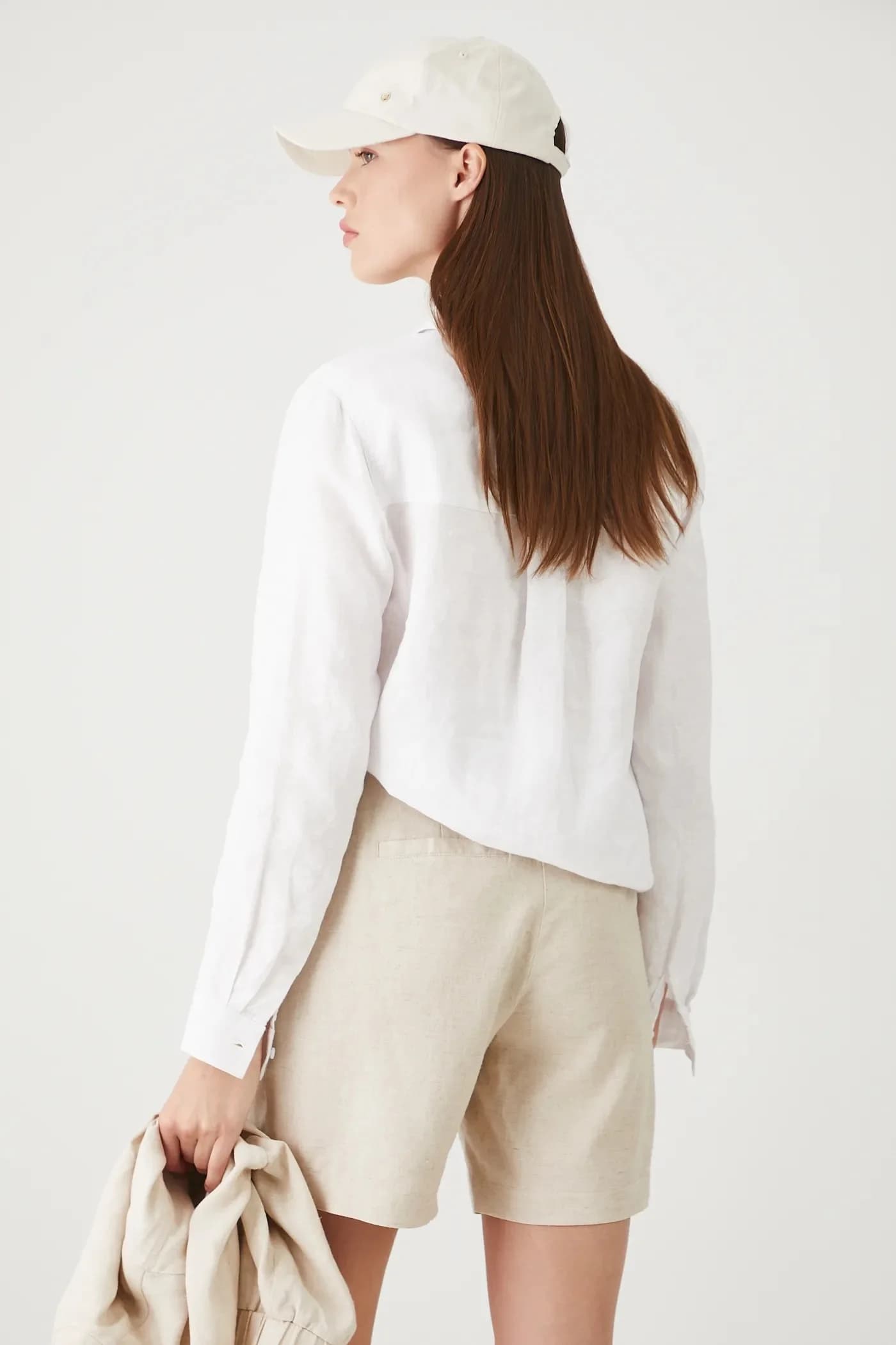 Льняные шорты - фото 3