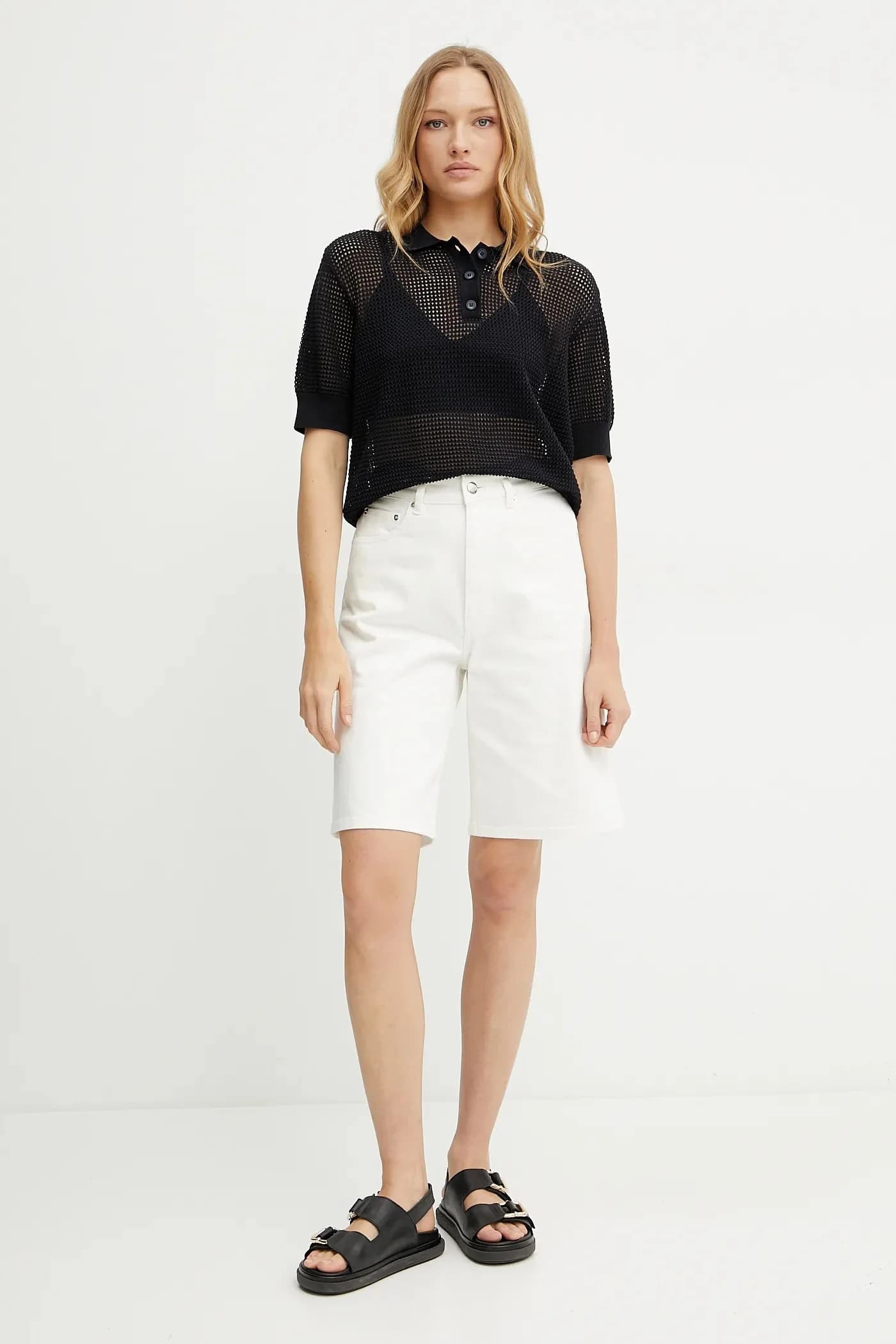 джинсовые шорты PIRI - фото 2