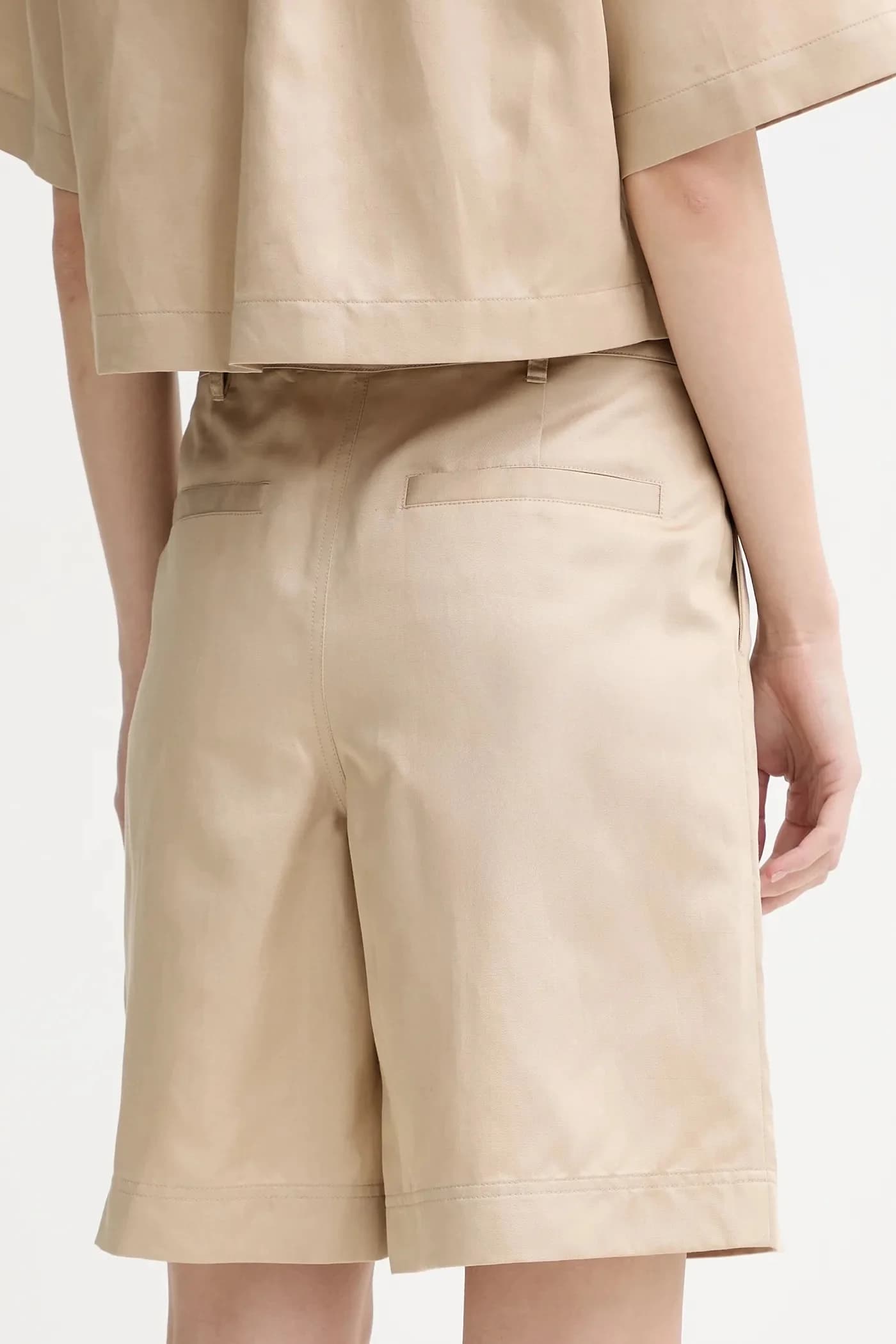 Шорты из смесового льна - фото 3