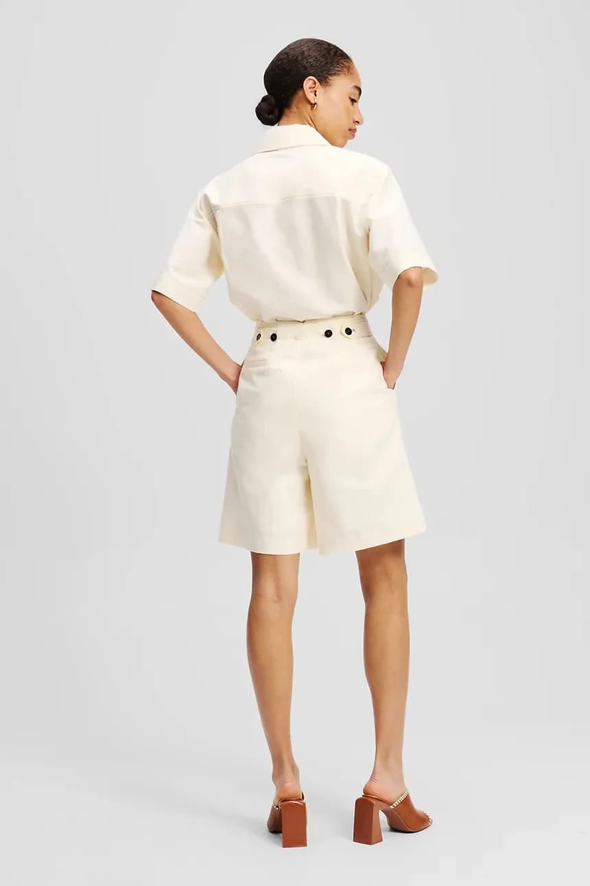 Льняные шорты - фото 2