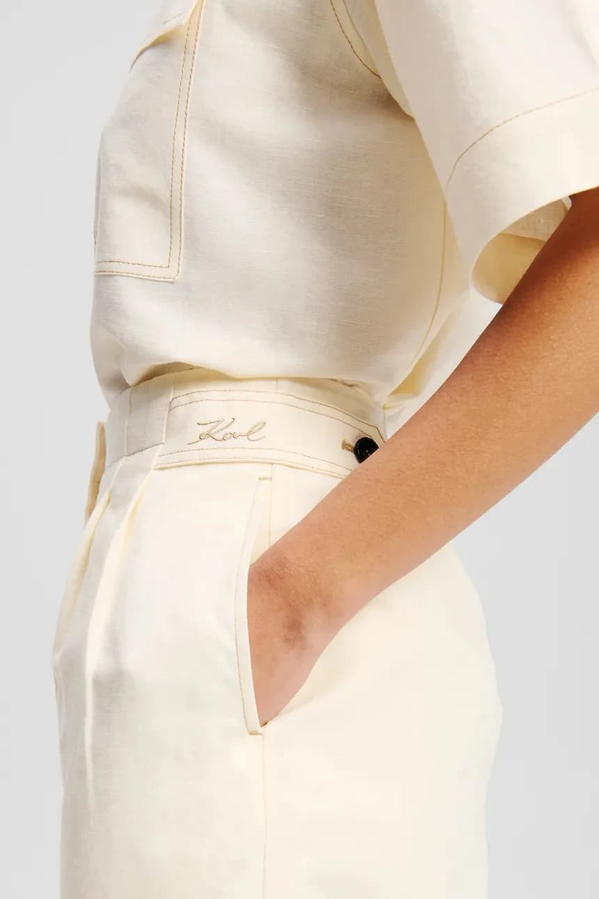 Льняные шорты - фото 3